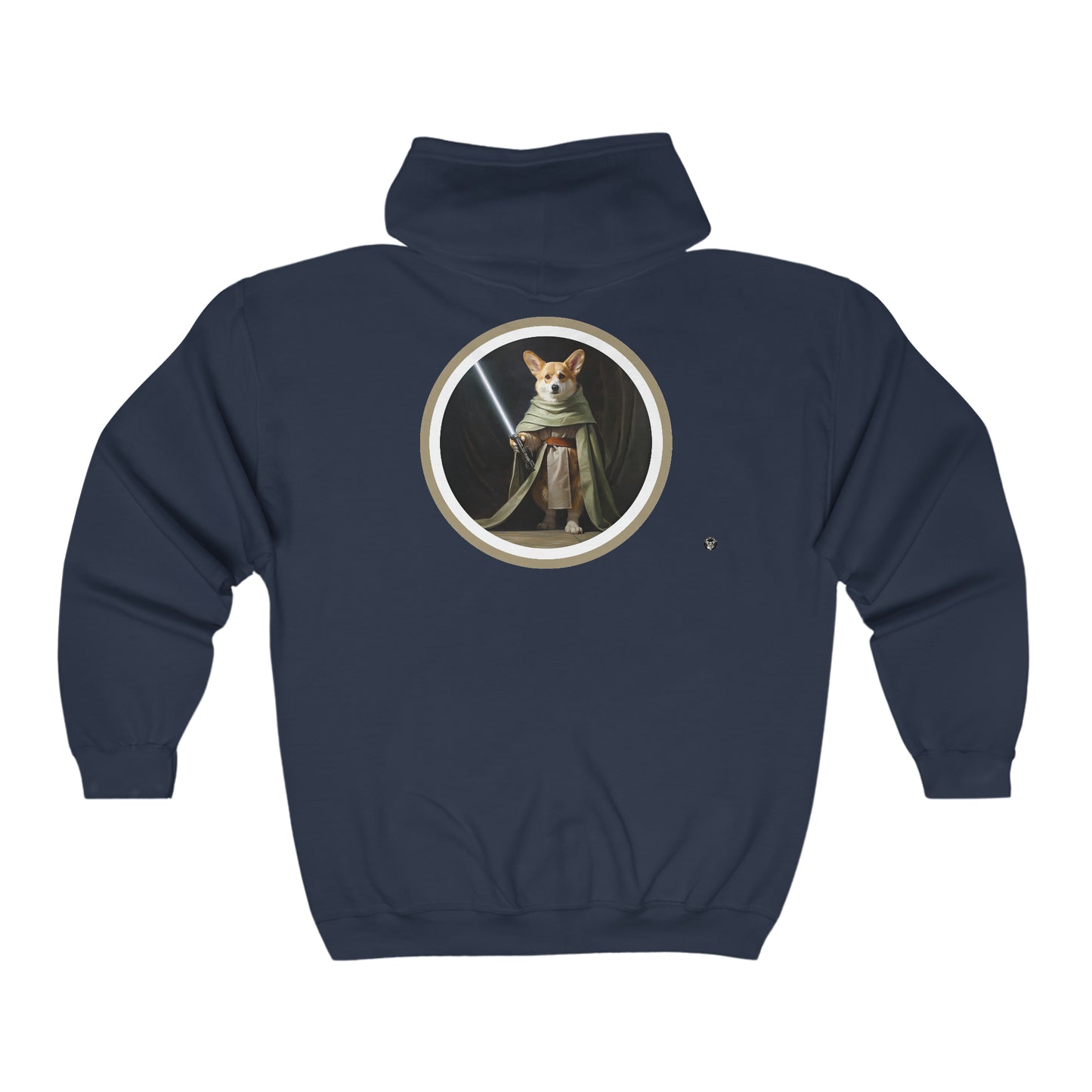 Jedi Corgi - Zip Hoodie