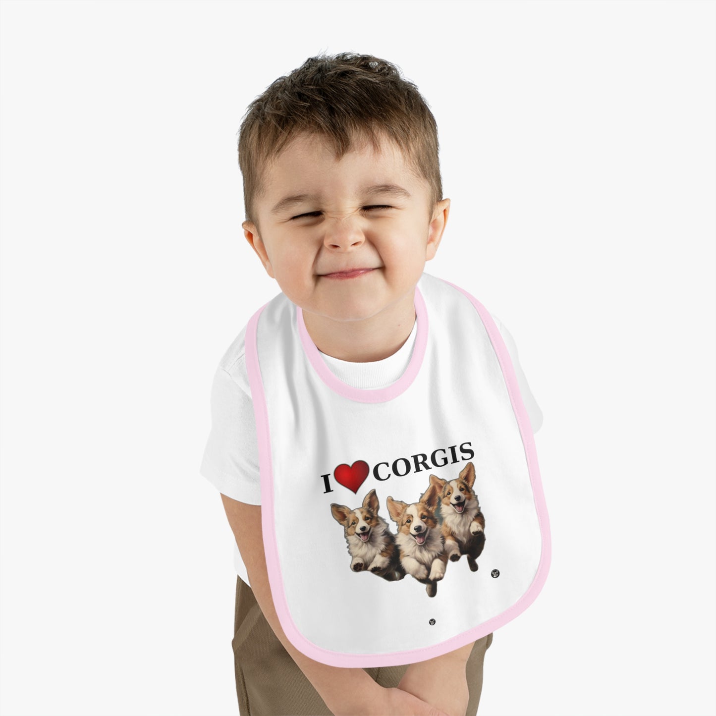 I Heart Corgis - Baby Bib