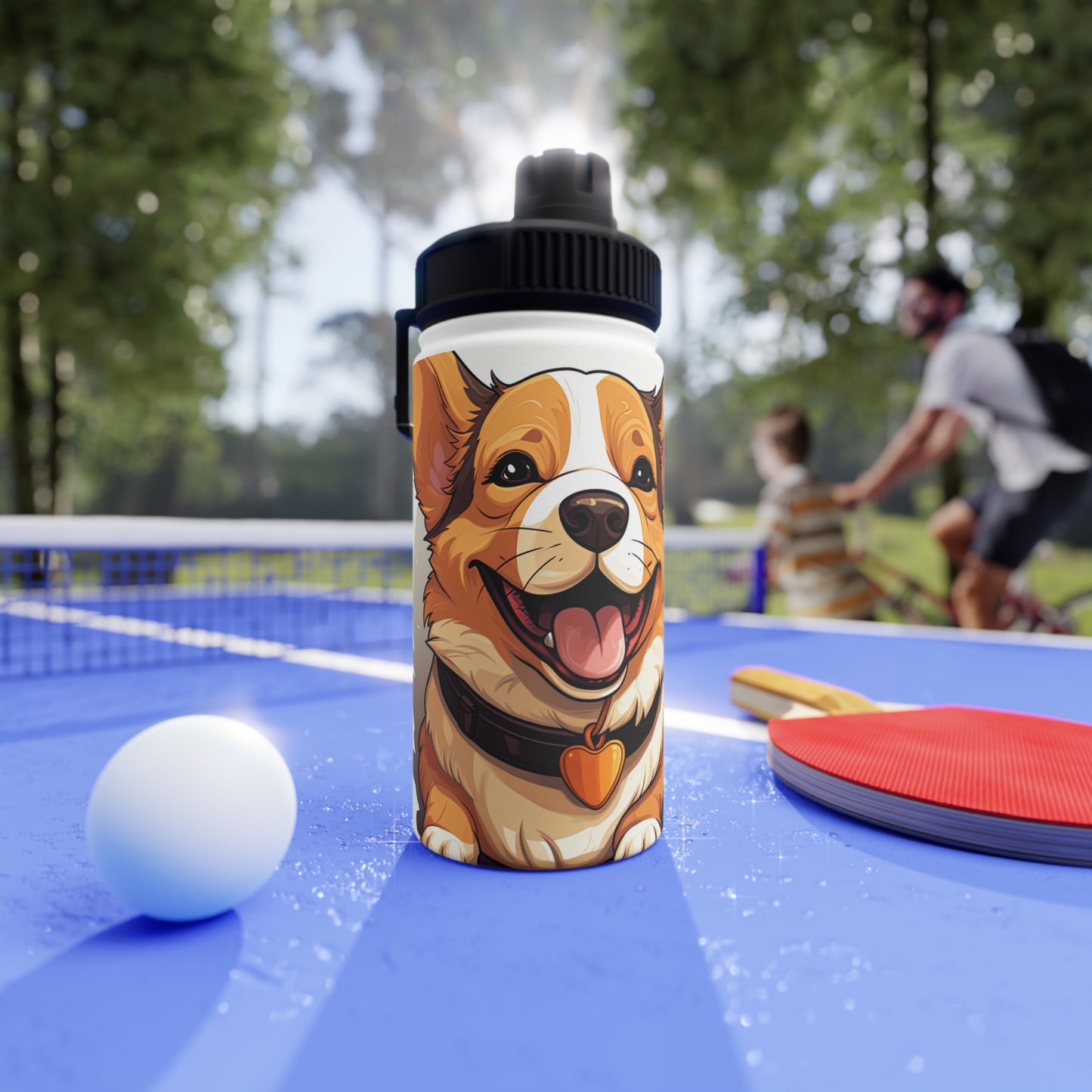 Puppy Love - Water Bottle with Sport Lid