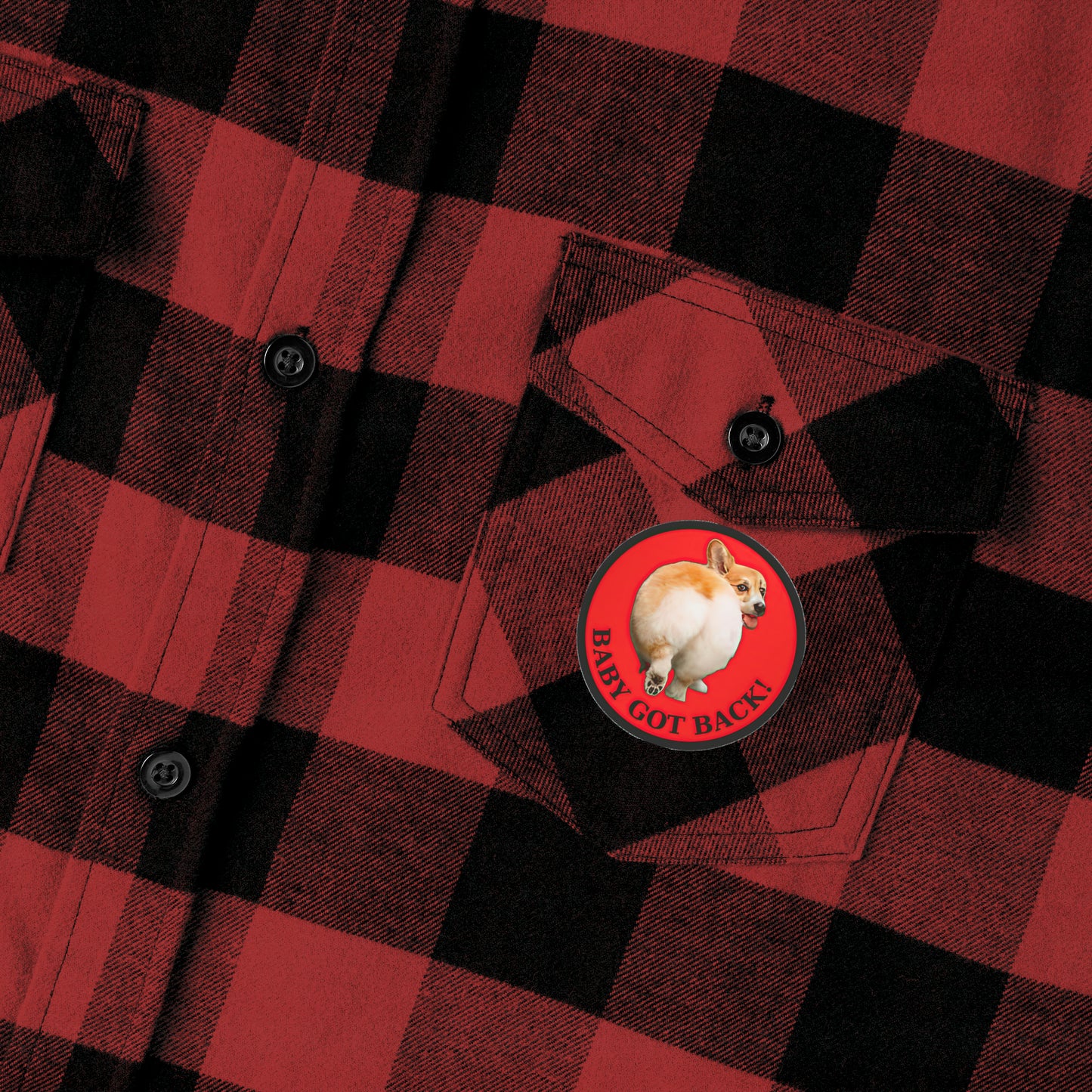 Baby Got Back - Flannel Shirt