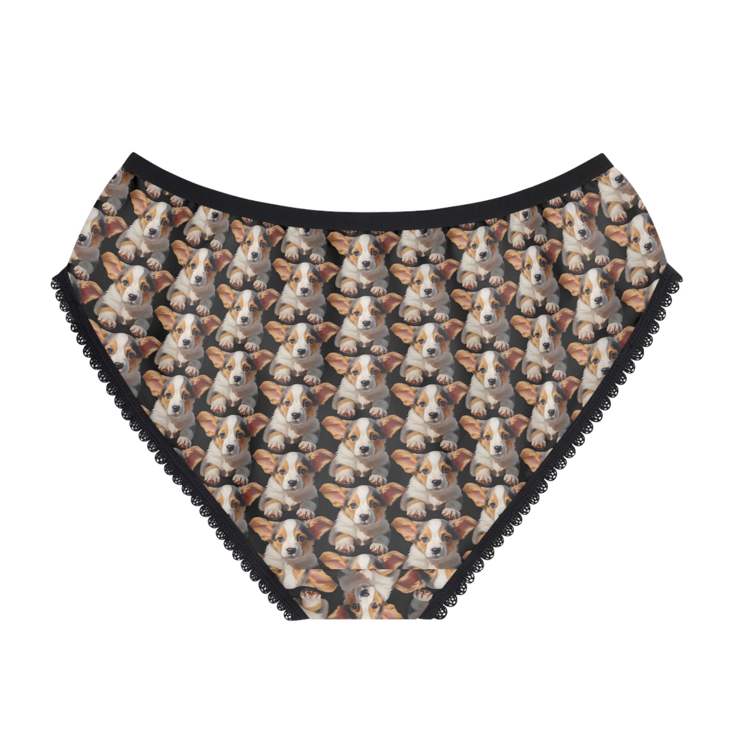 Puppy Portrait Mosaic Panties