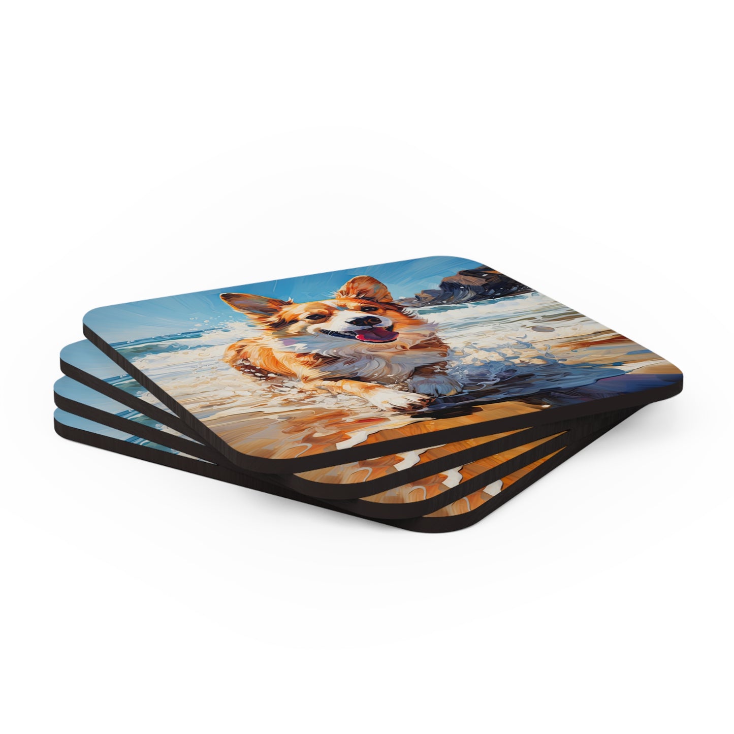 Coastal Corgi - Coasters