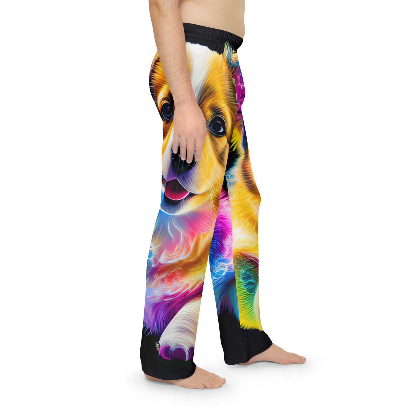 Colorful Corgi - Men's Pajama Pants
