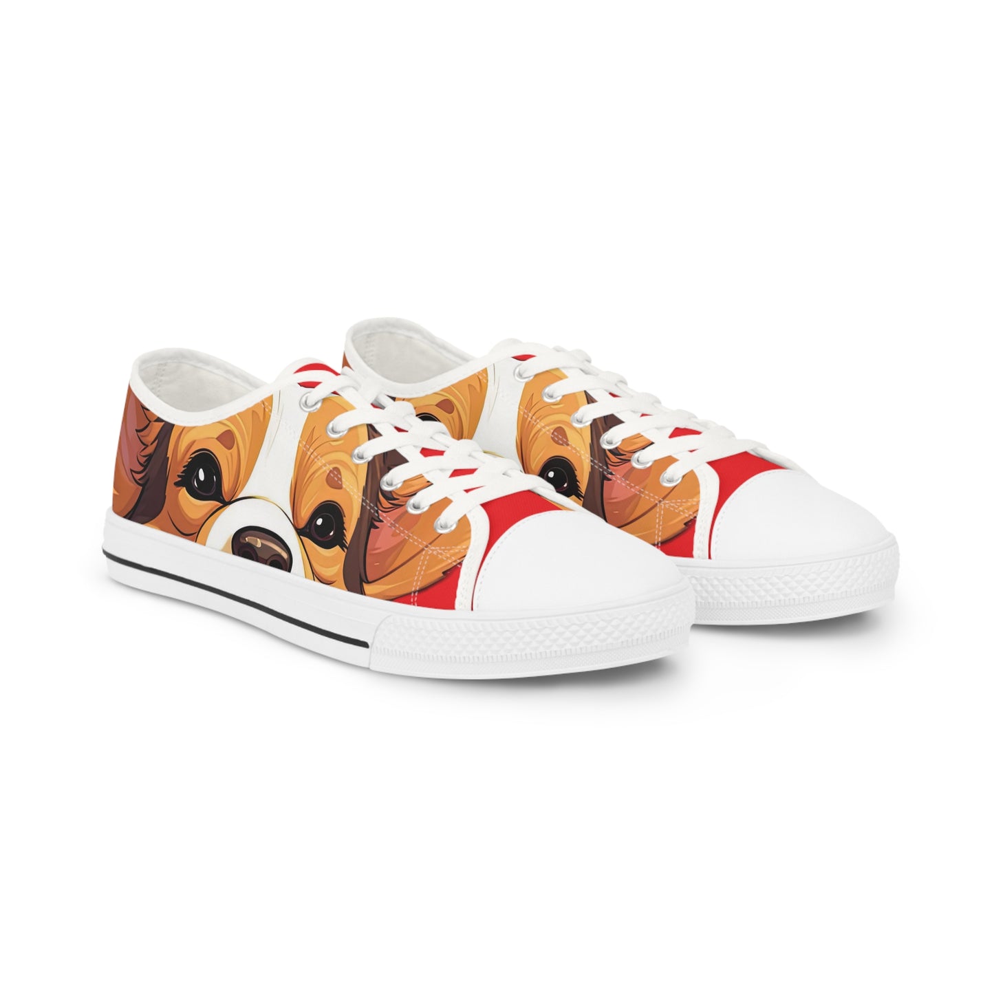 Puppy Love - Men's Low Top Sneakers