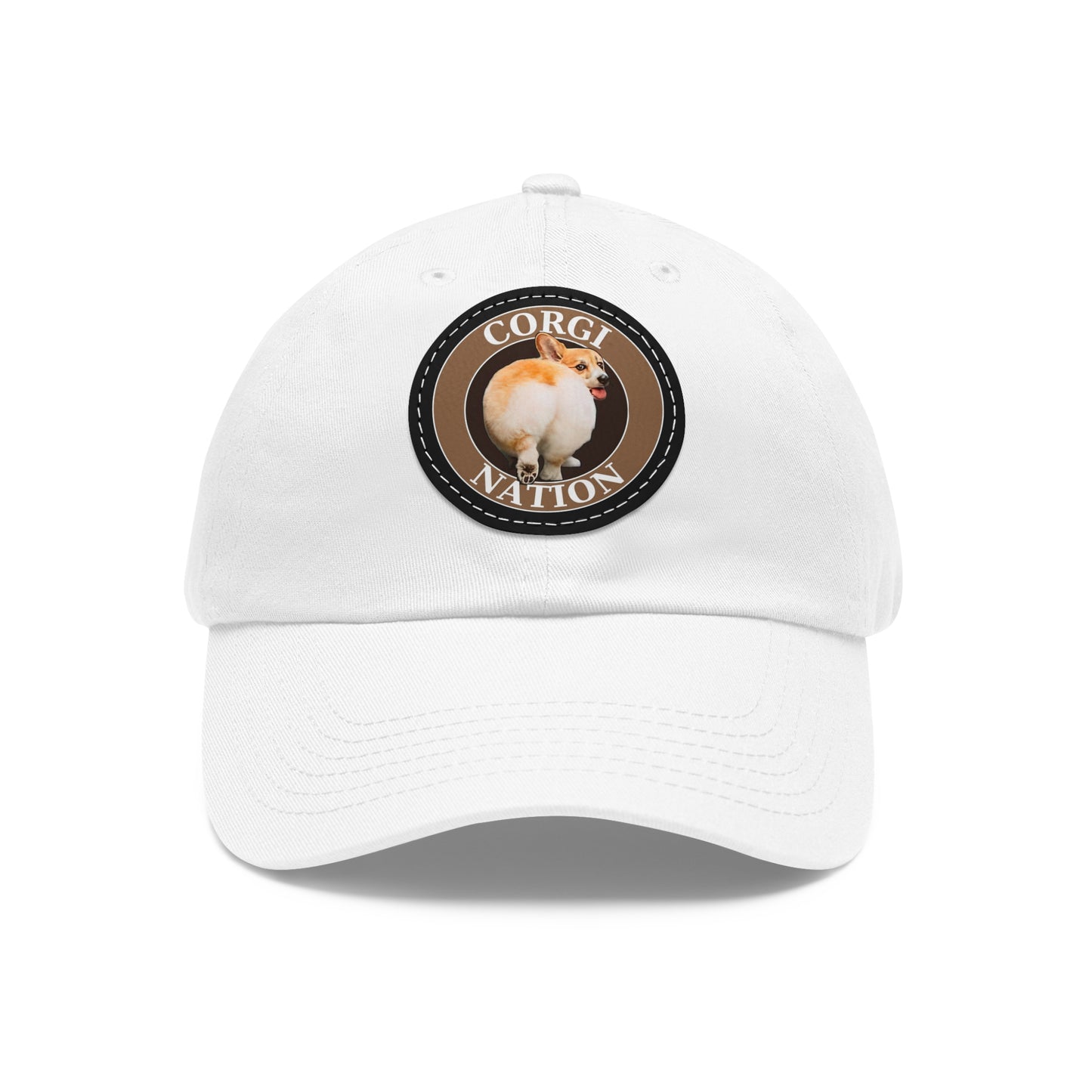 Corgi Nation - Cap with Leather Patch