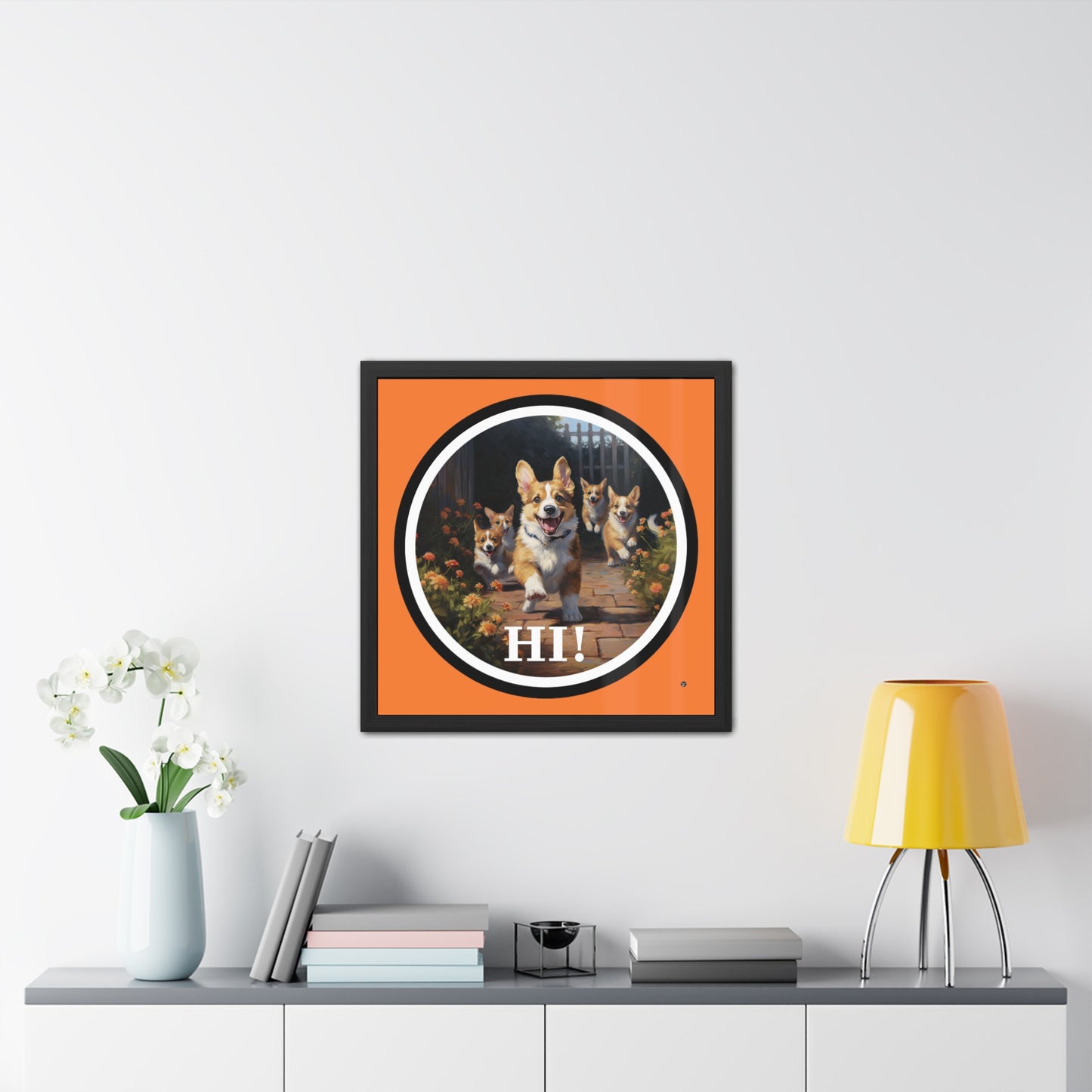 Hi! - Framed Print