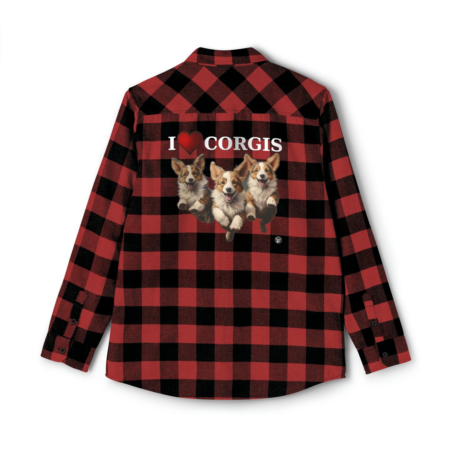 I Heart Corgis - Flannel Shirt