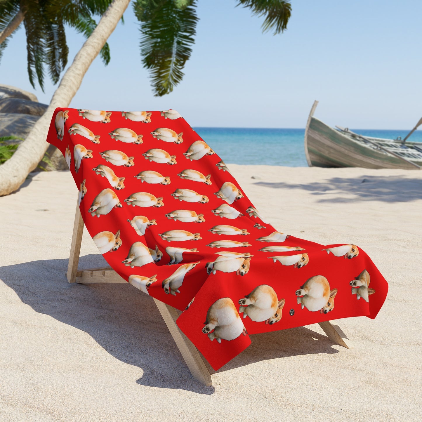 Baby Got Back Beach Towel