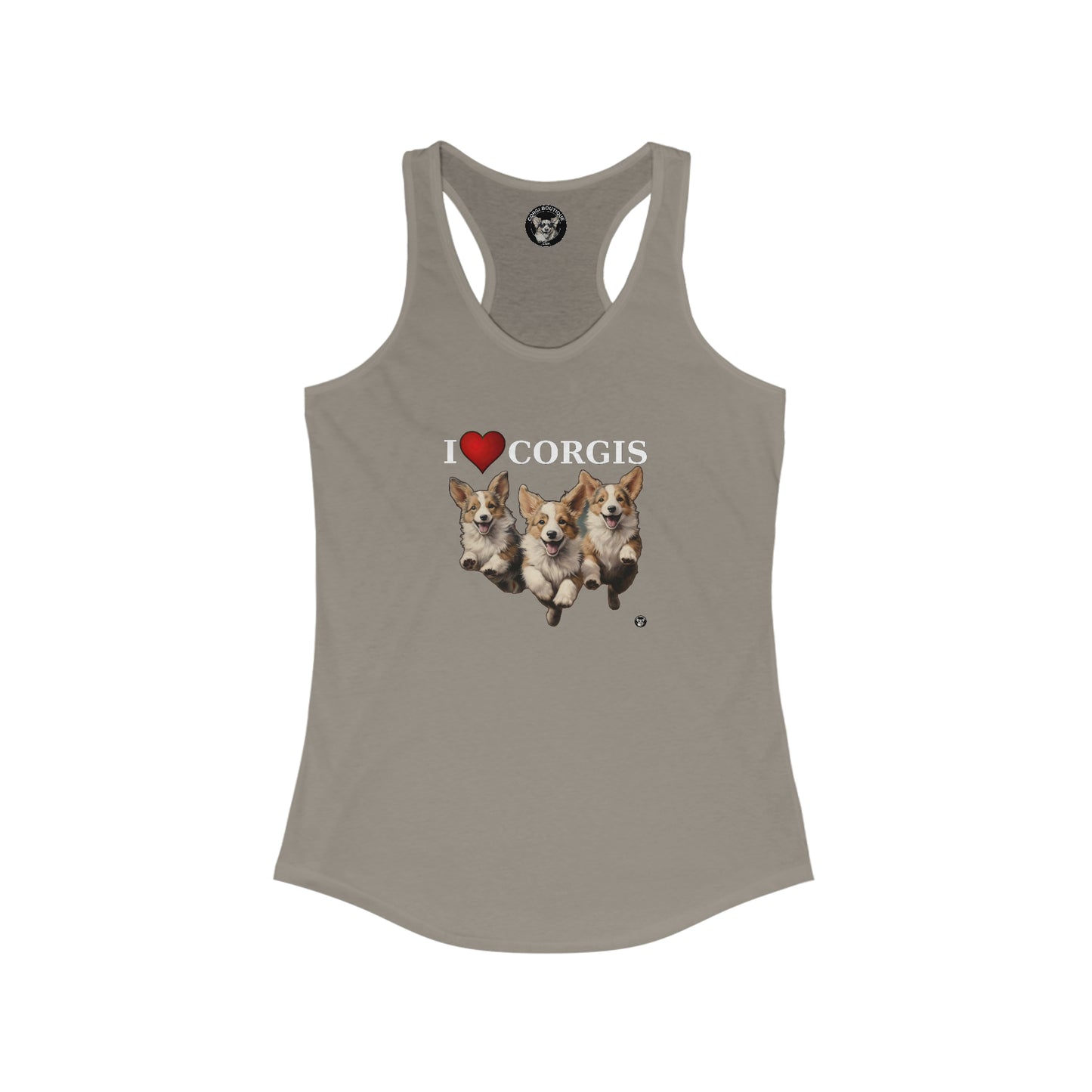I Heart Corgis - Racerback Tank