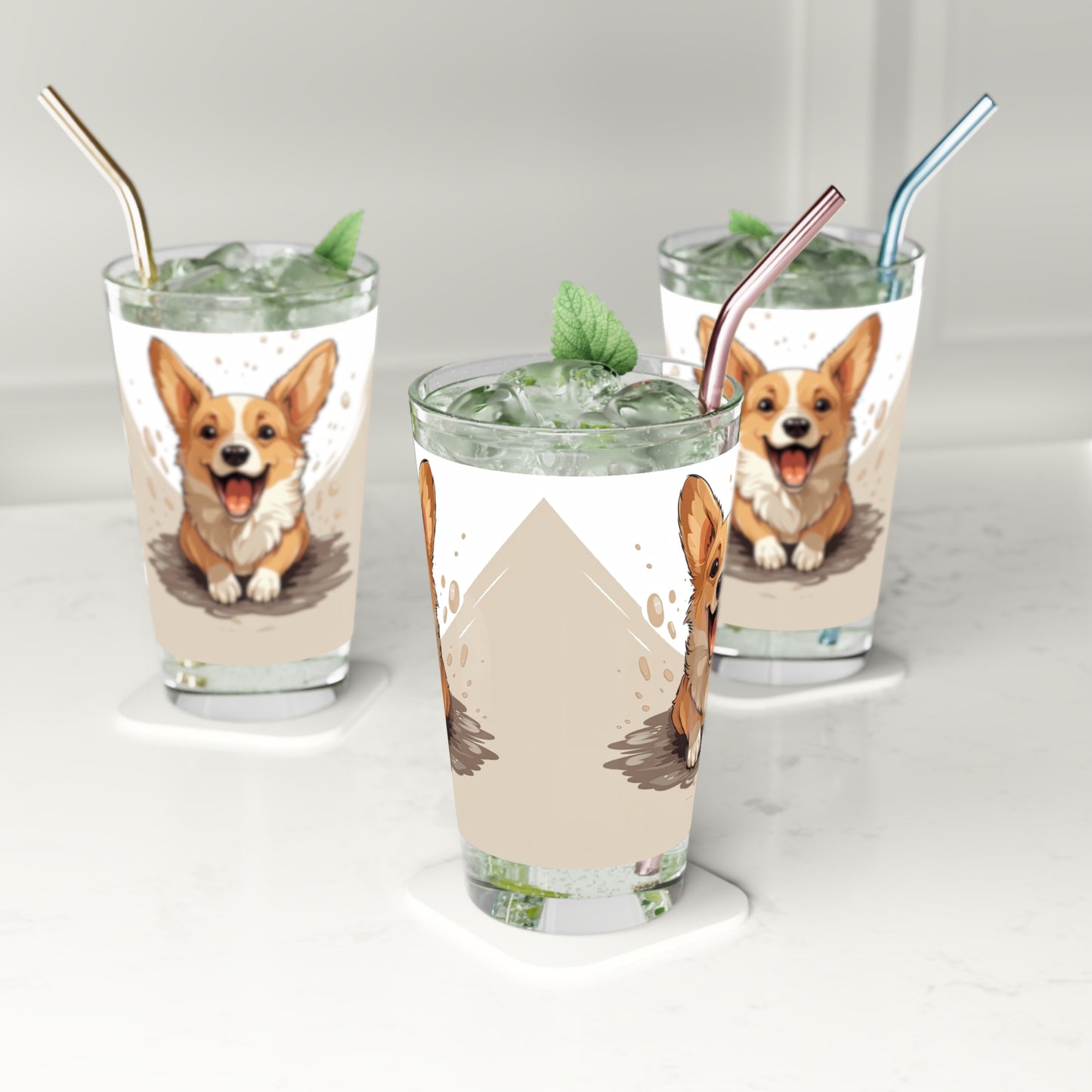 Corgi Cuteness - Pint Glass