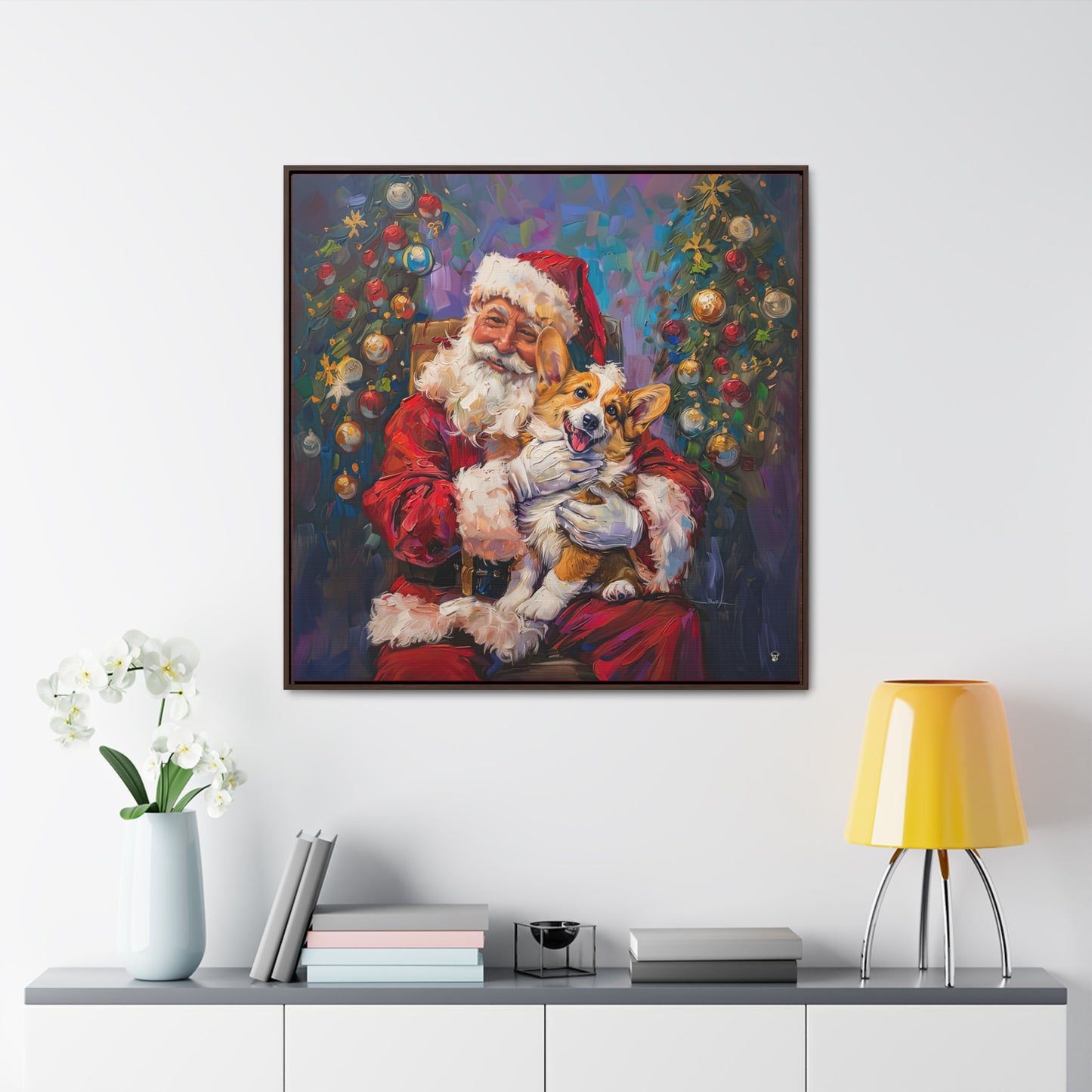 Nice List - Framed on Canvas