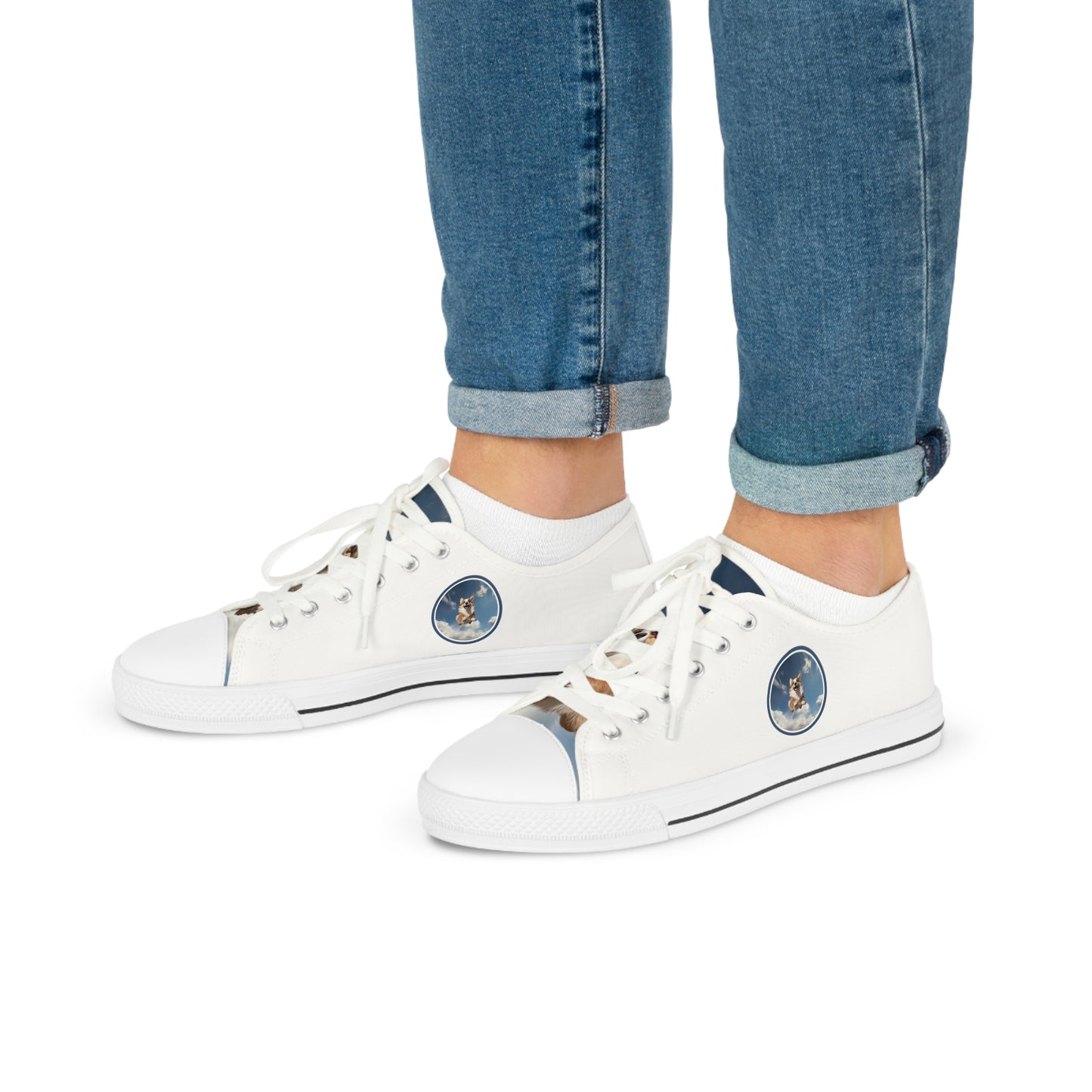 Super Corgi - Men's Low Top Sneakers
