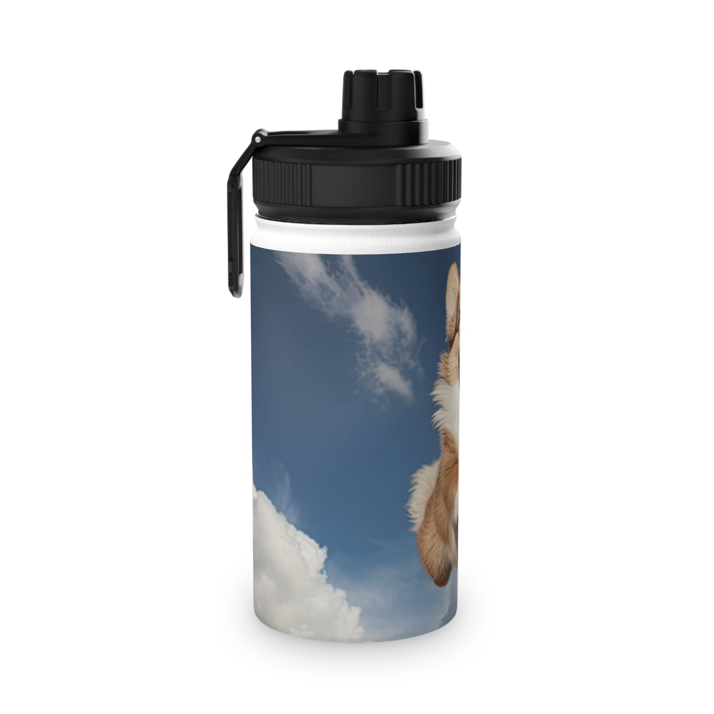 Super Corgi - Water Bottle with Sport Lid