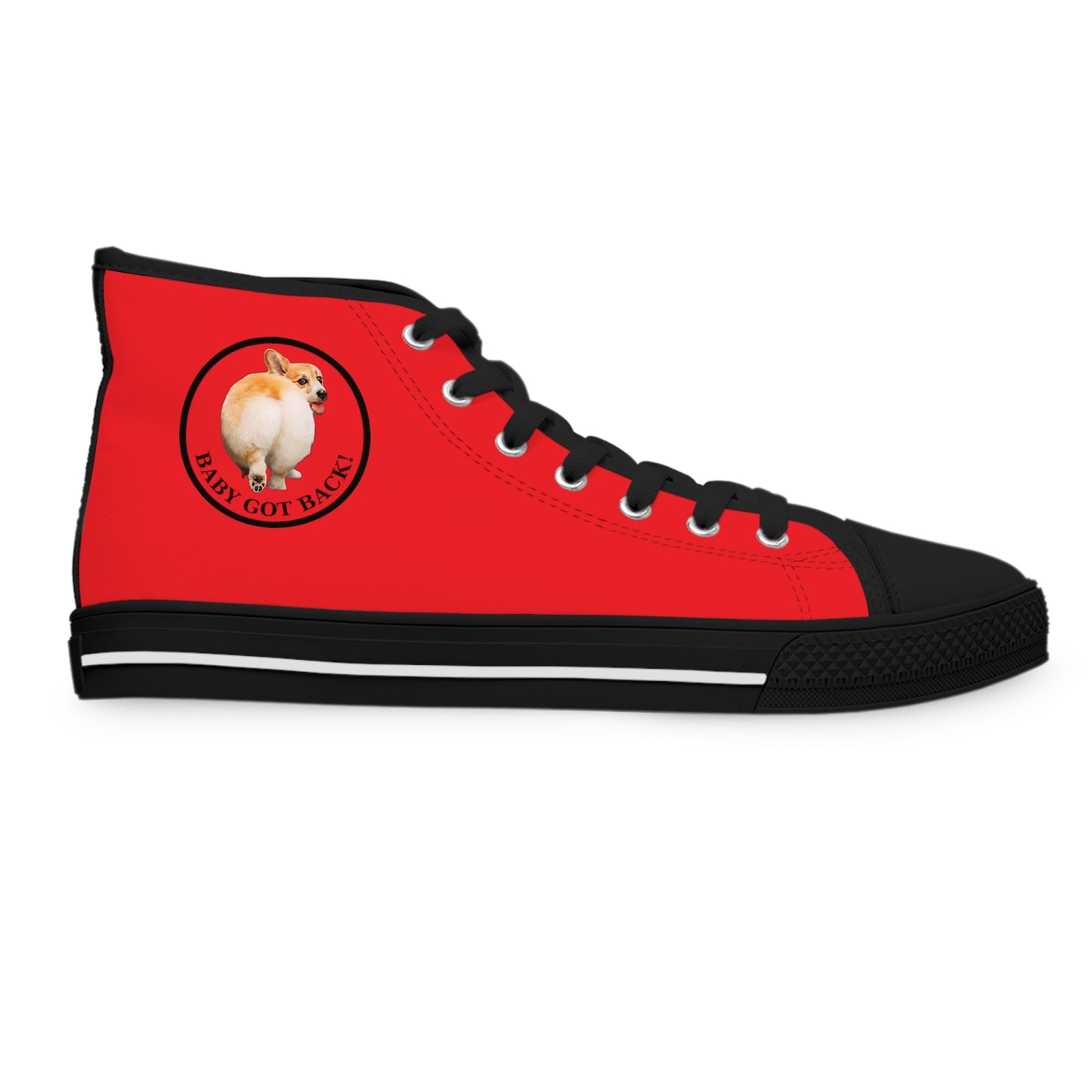 Baby Got Back - Women's High Top Sneakers