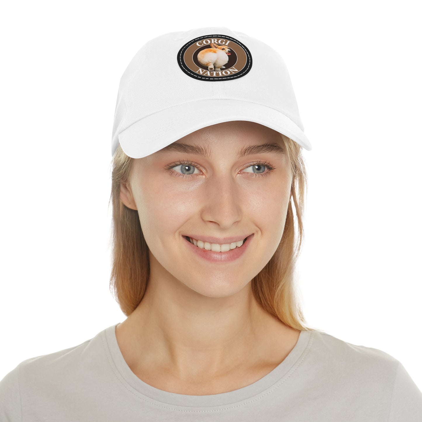 Corgi Nation - Cap with Leather Patch
