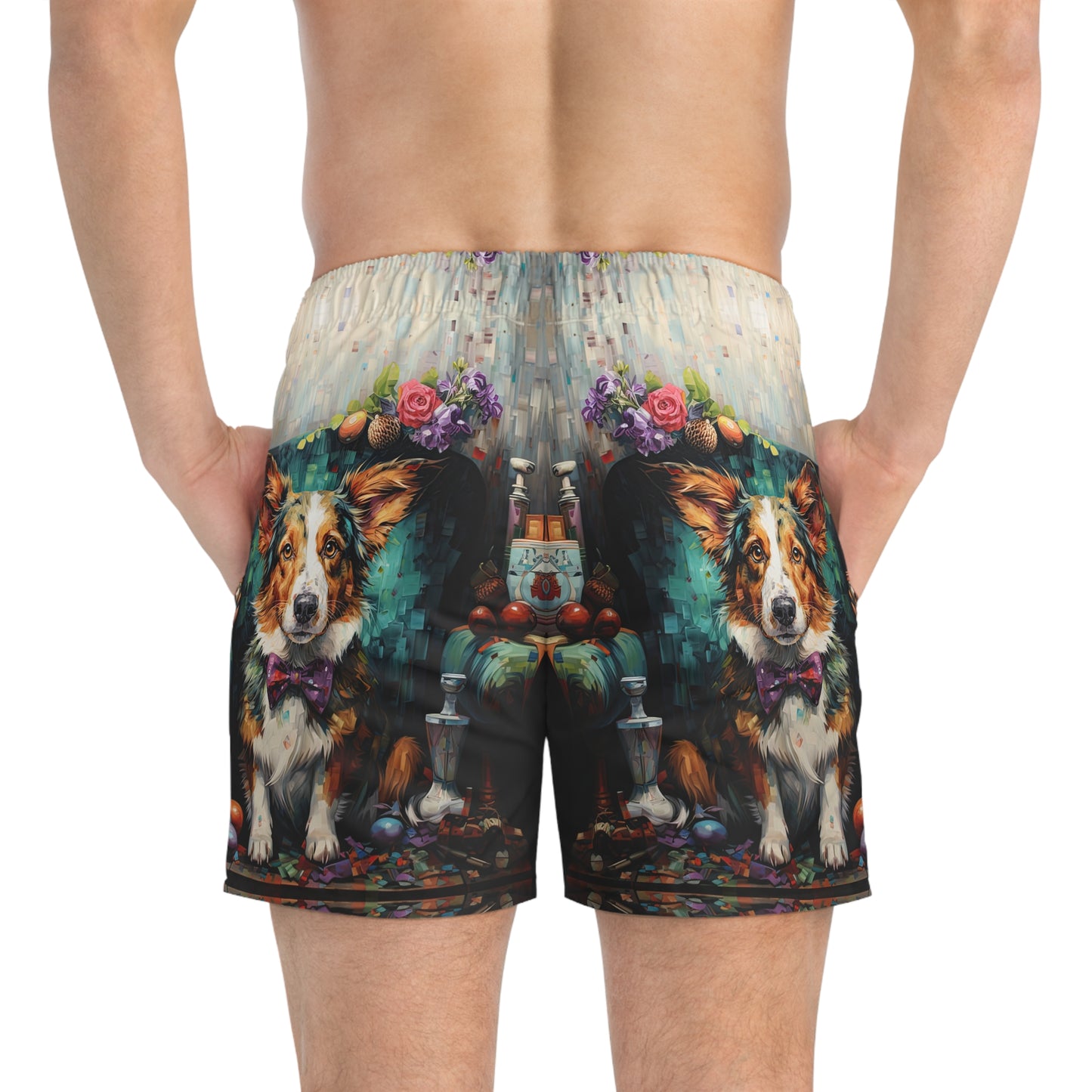 Formal Corgi Swim Trunks
