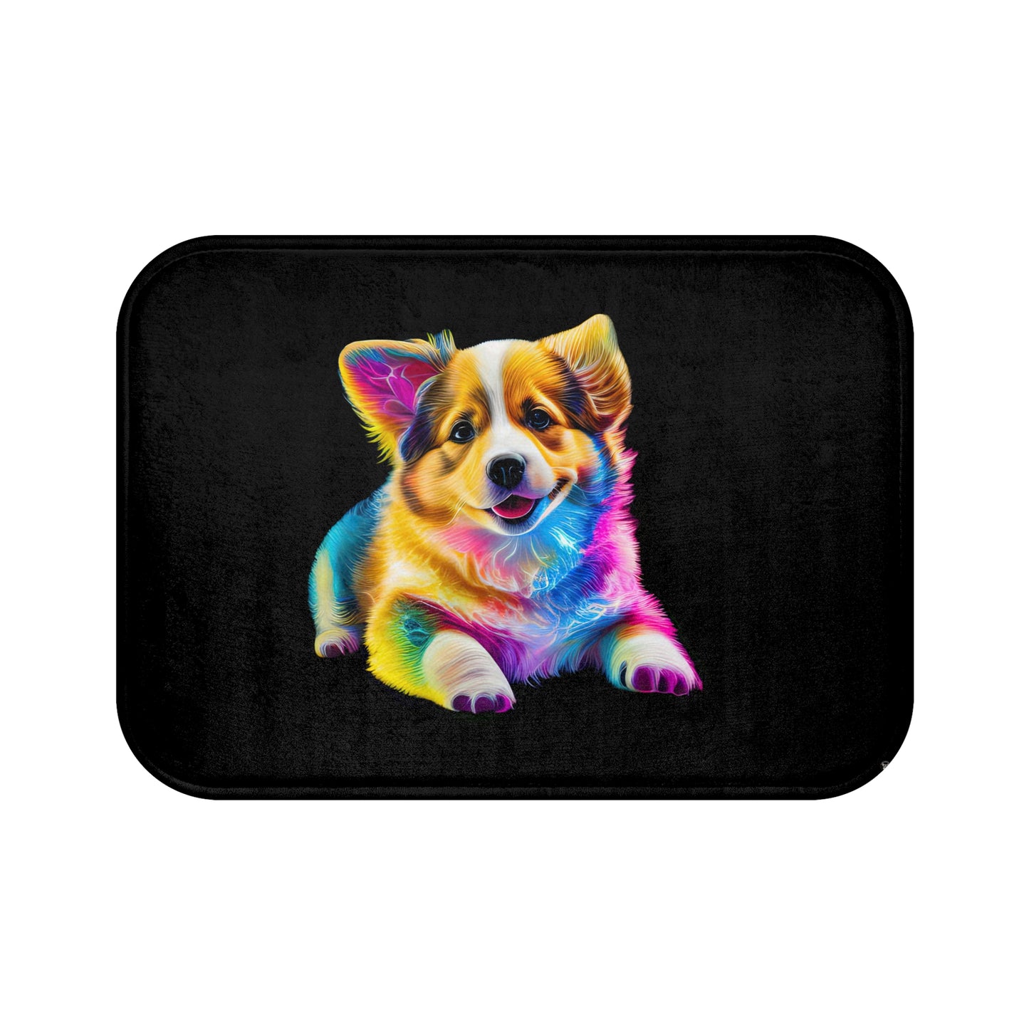 Colorful Corgi - Bath Mat