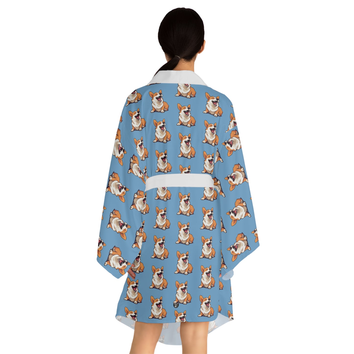Comical Corgi Kimono Robe