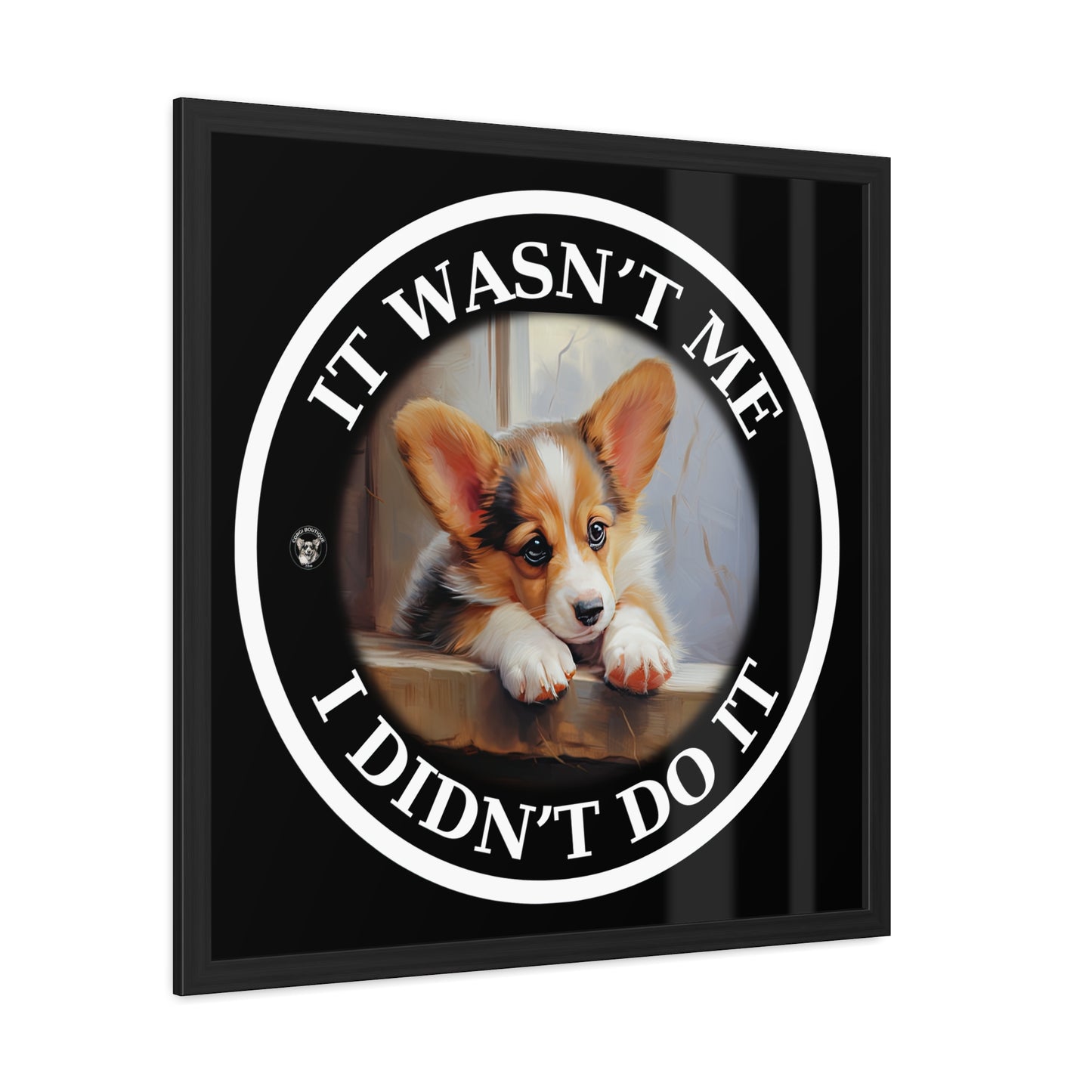 It Wasn't Me...I Didn't Do It - Framed Print