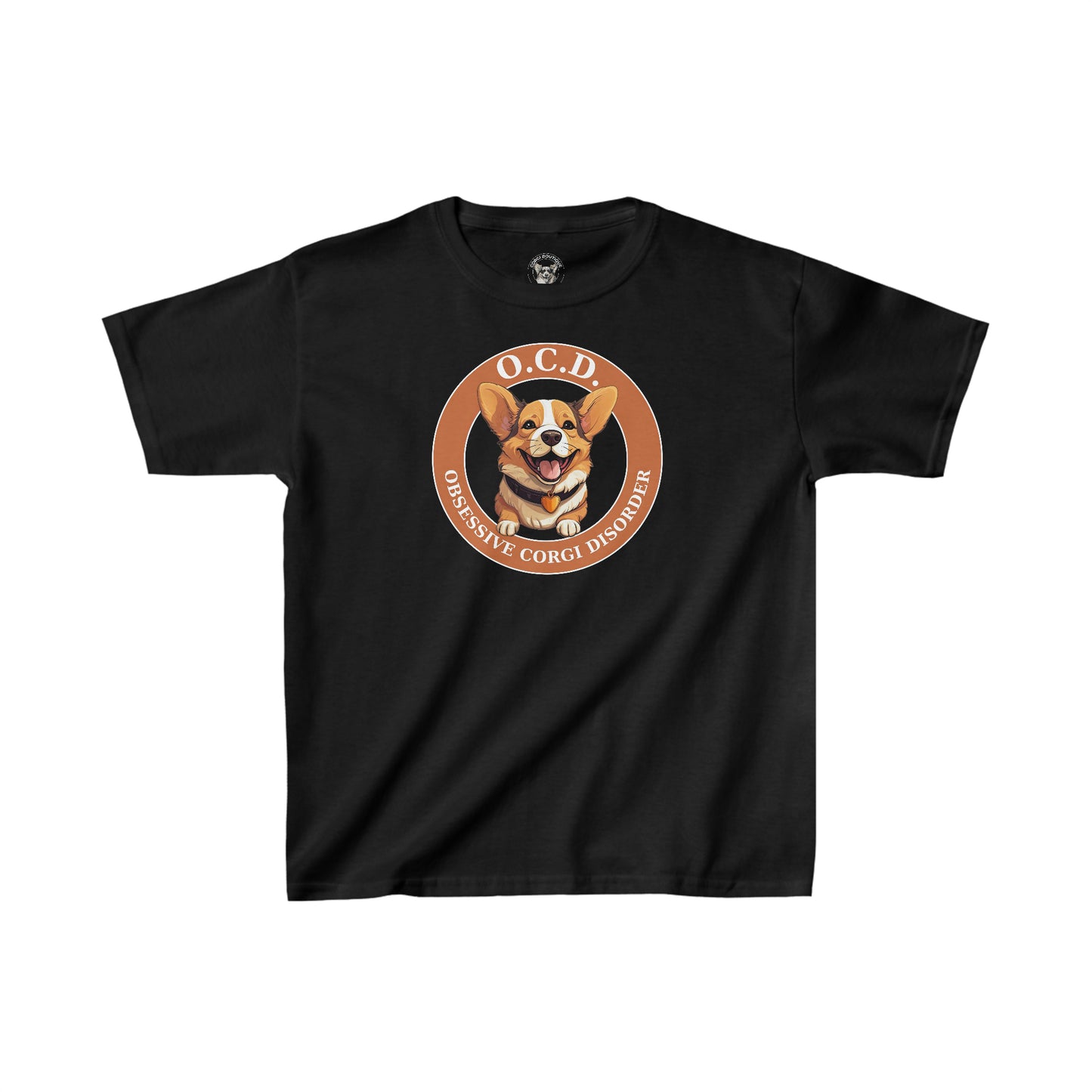 O.C.D. Obsessive Corgi Disorder - Kids Heavy Cotton Tee