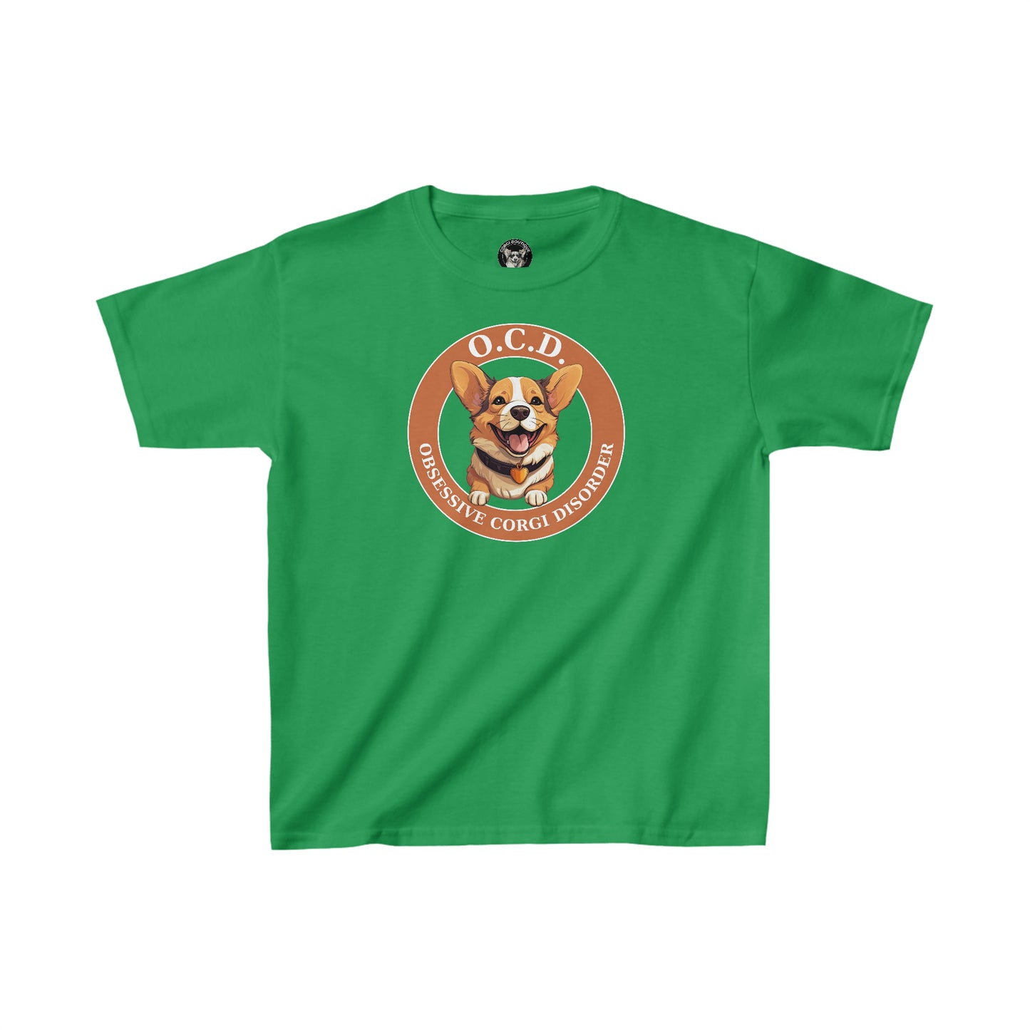O.C.D. Obsessive Corgi Disorder - Kids Heavy Cotton Tee