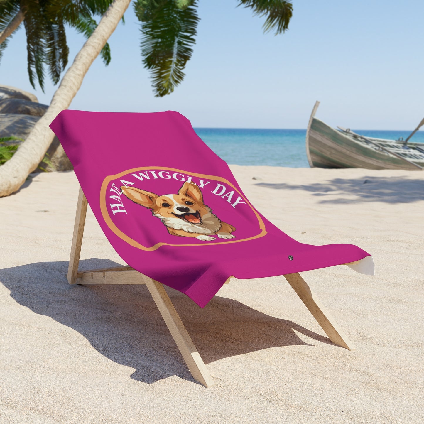 Have a Wiggly Day - Beach Towel