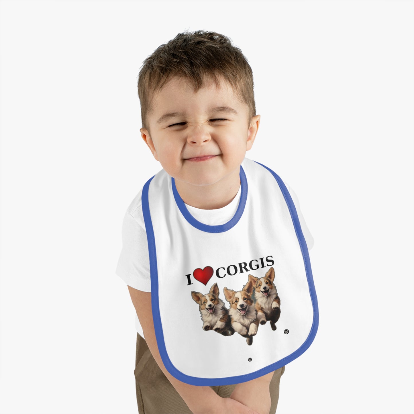 I Heart Corgis - Baby Bib