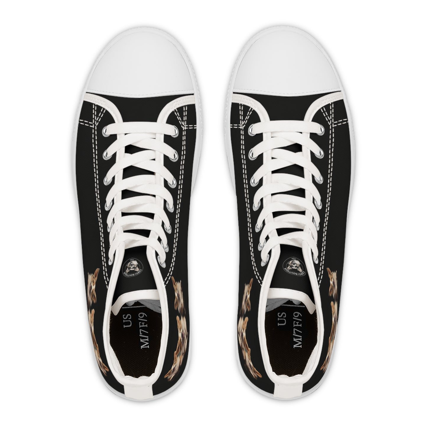 Corgi Enthusiasm - Women's High Top Sneakers