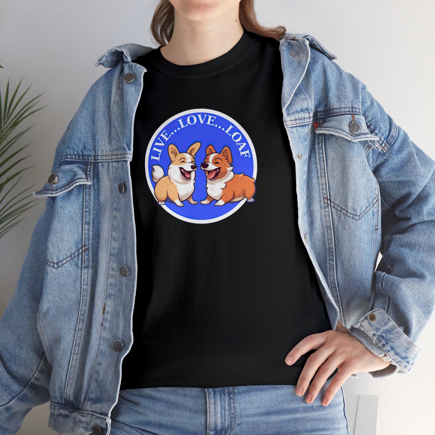 Live...Love...Loaf - Unisex Heavy Cotton Tee
