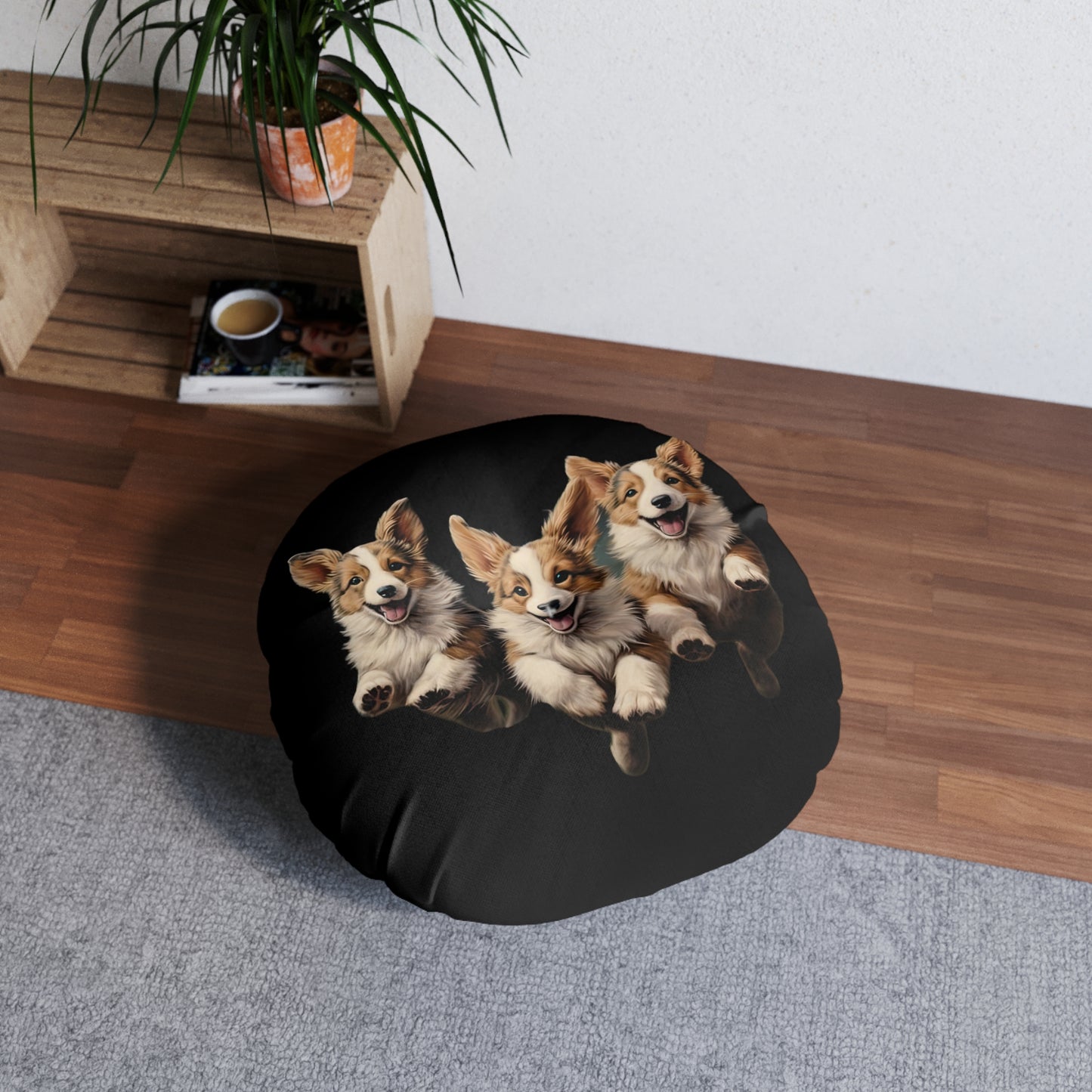 Corgi Enthusiasm - Floor Pillow