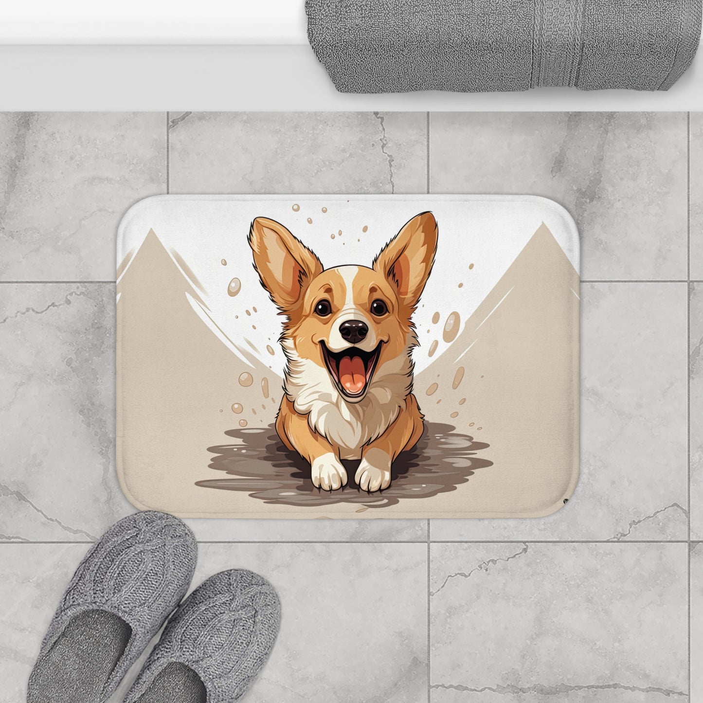 Corgi Cuteness - Bath Mat