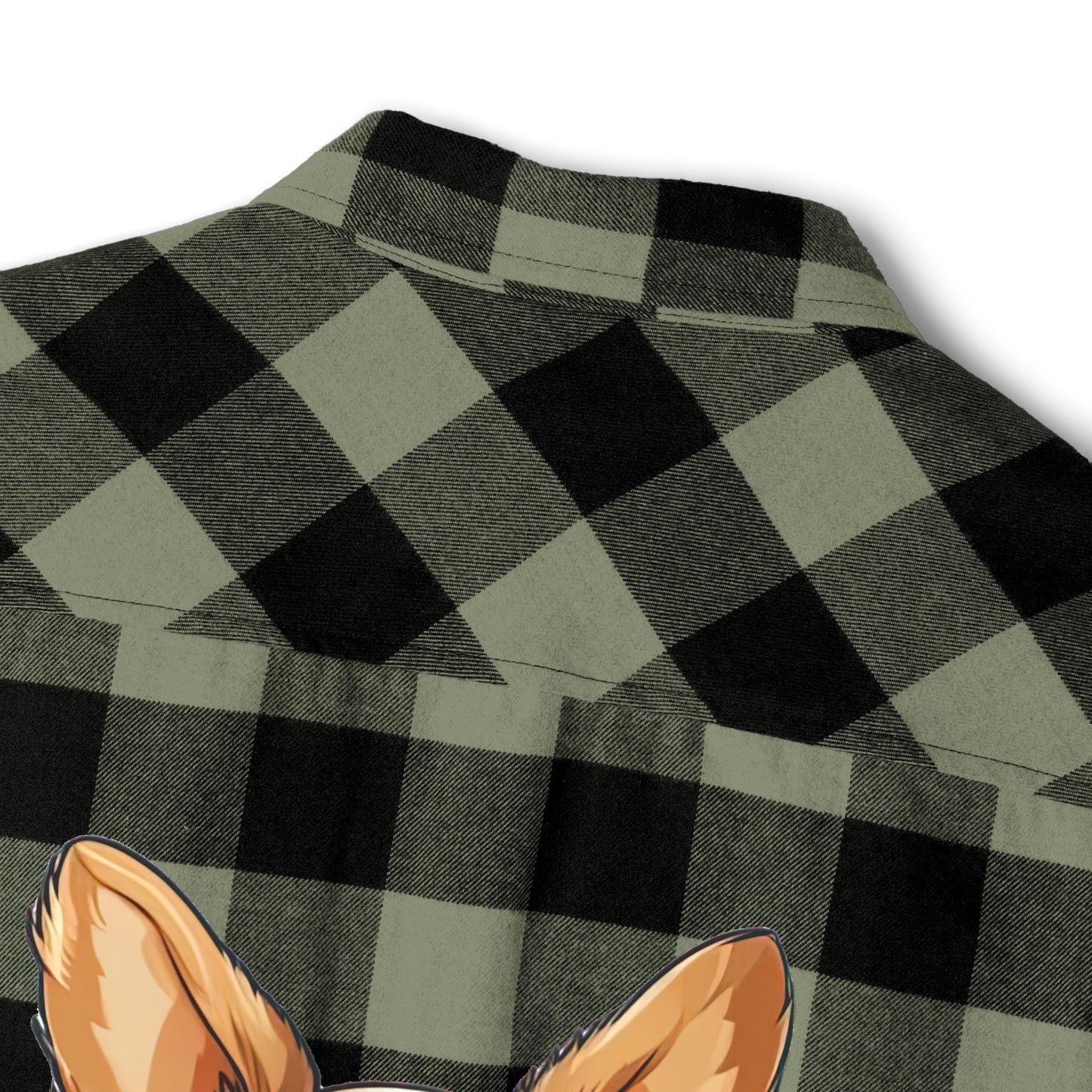 Corgi Cuteness - Flannel Shirt