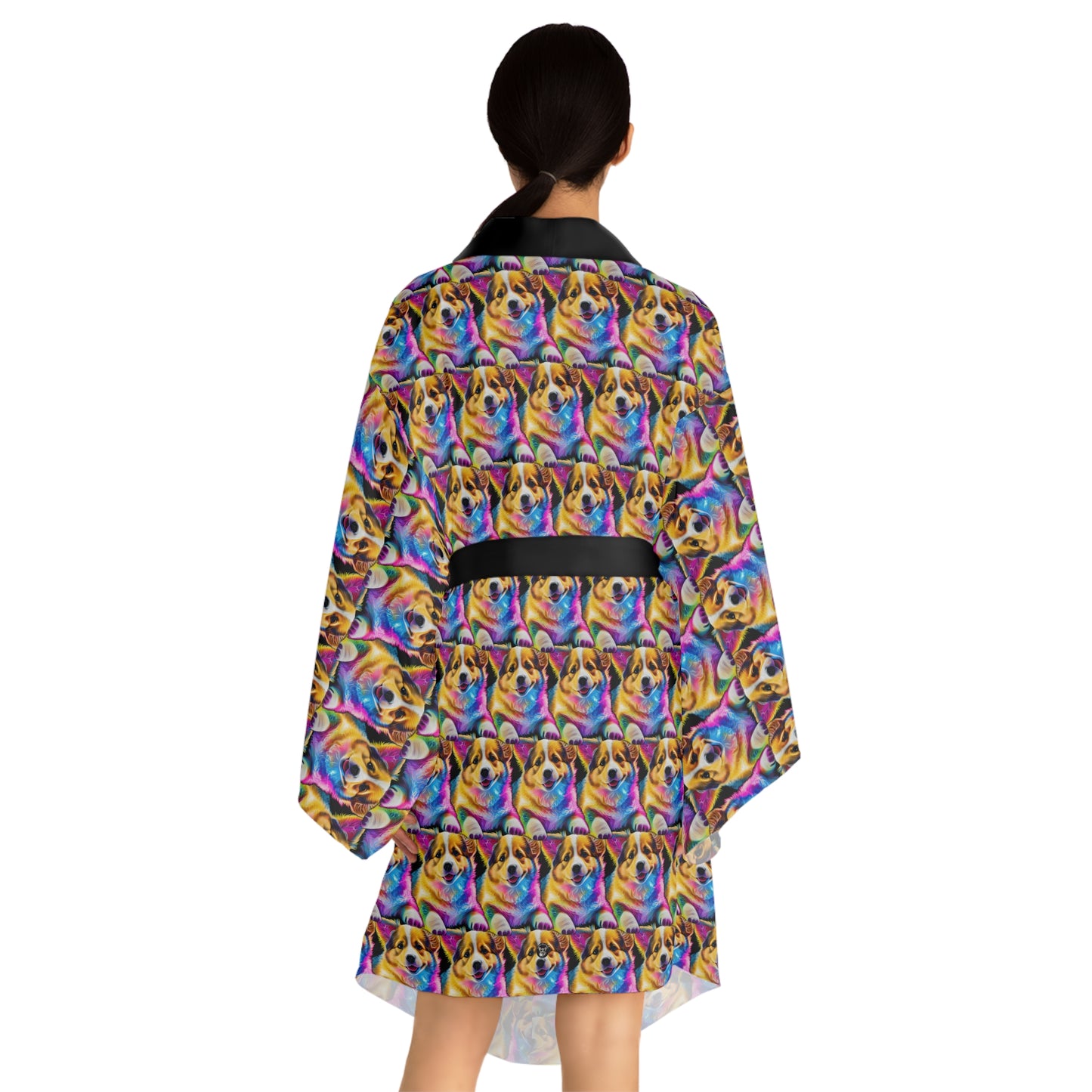 Colorful Corgi - Kimono Robe