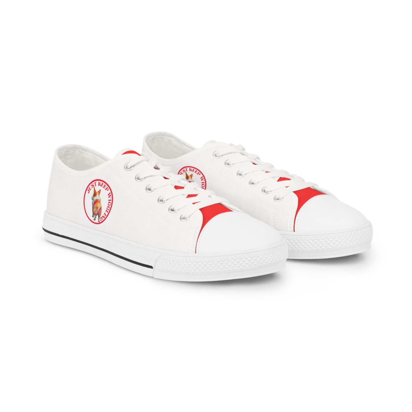 Just Keep Wiggling - Men's Low Top Sneakers