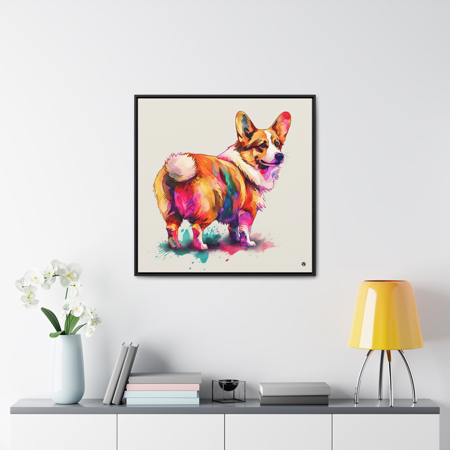 The Observer - Framed on Canvas