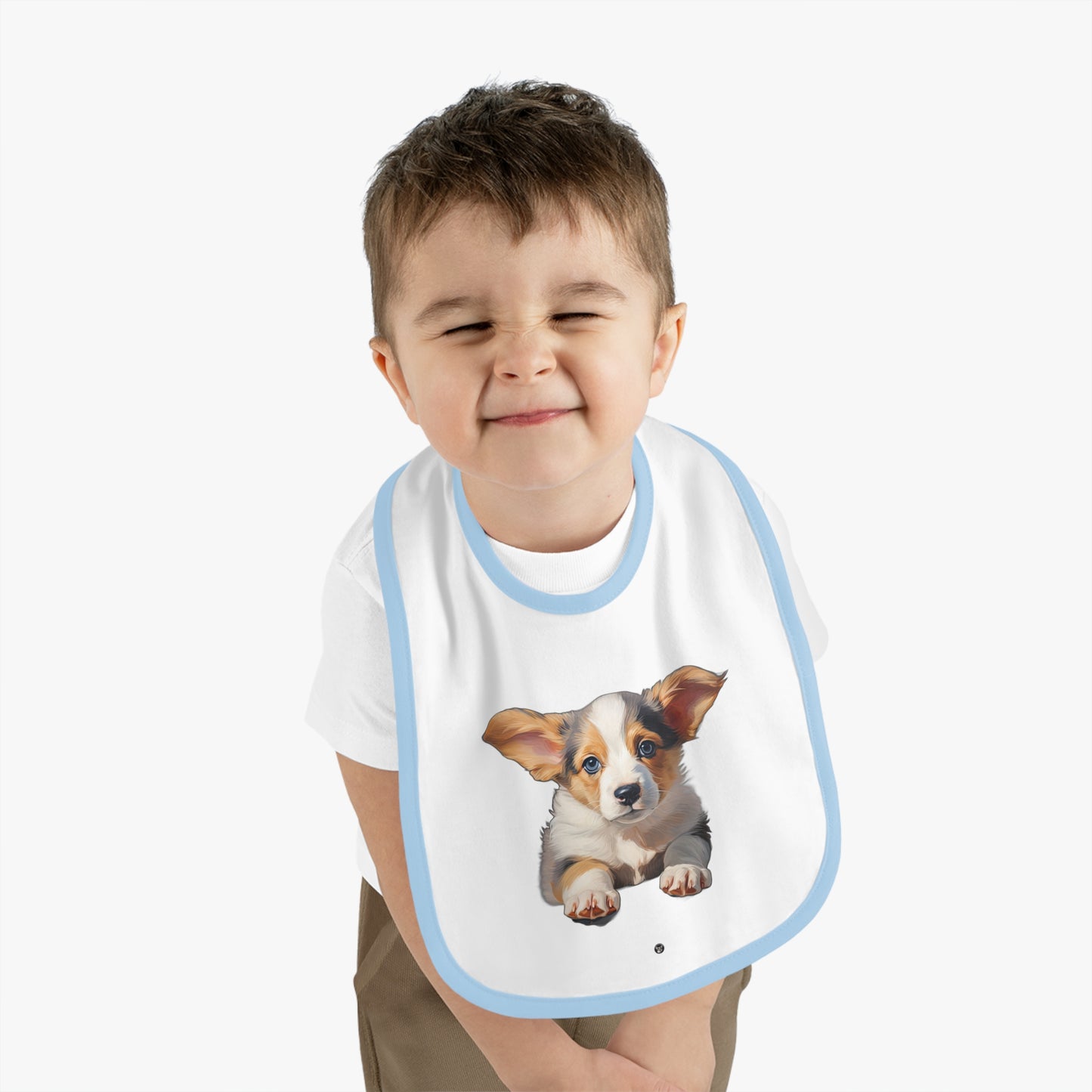 Puppy Portrait - Baby Bib