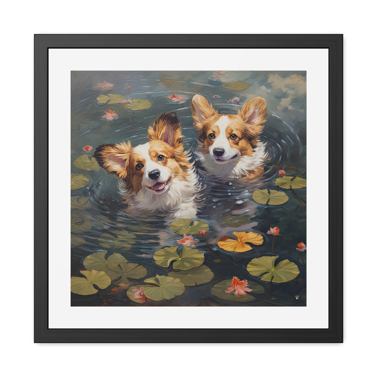 Pond Pups - Framed Print