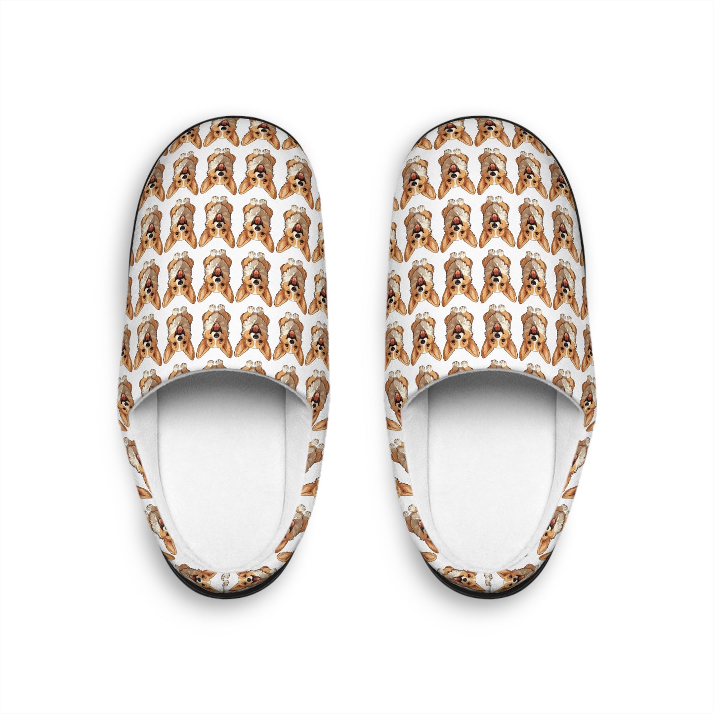 Corgi Cuteness Mosaic - Women's Slippers