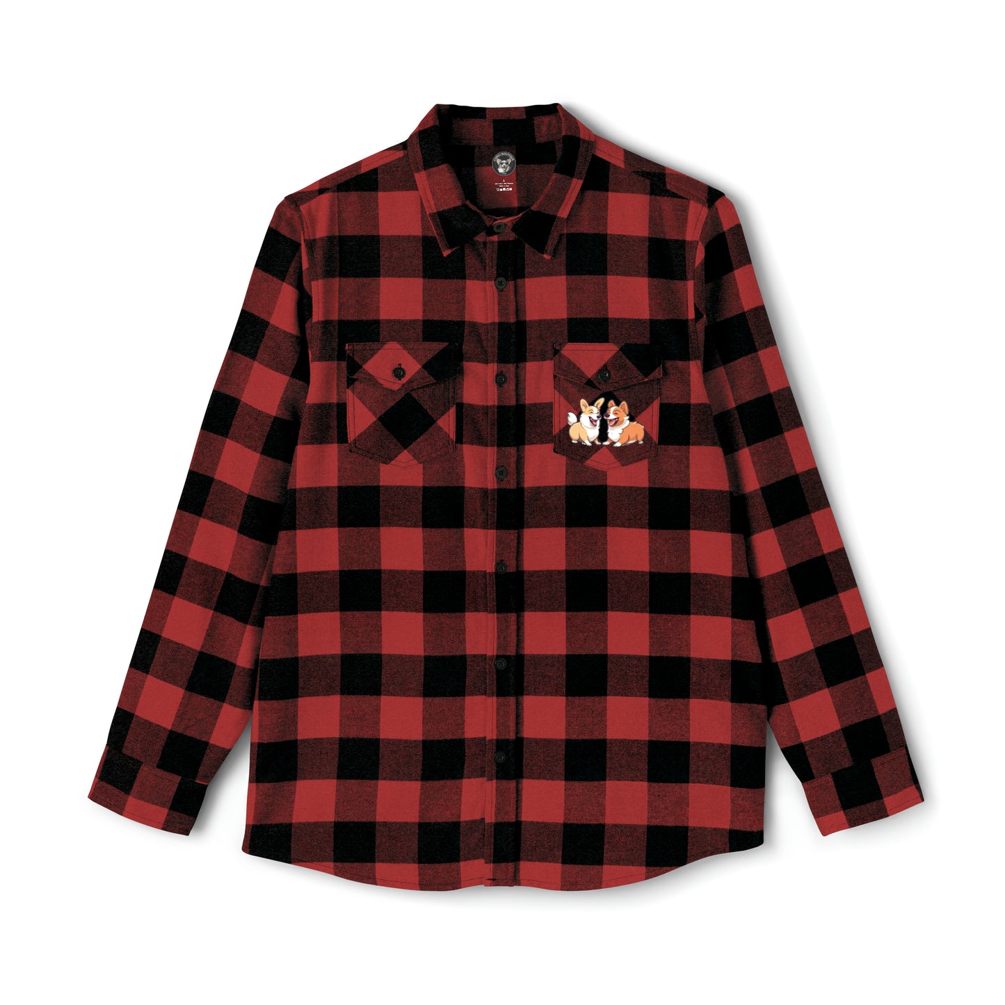 Corgi Couple - Flannel Shirt