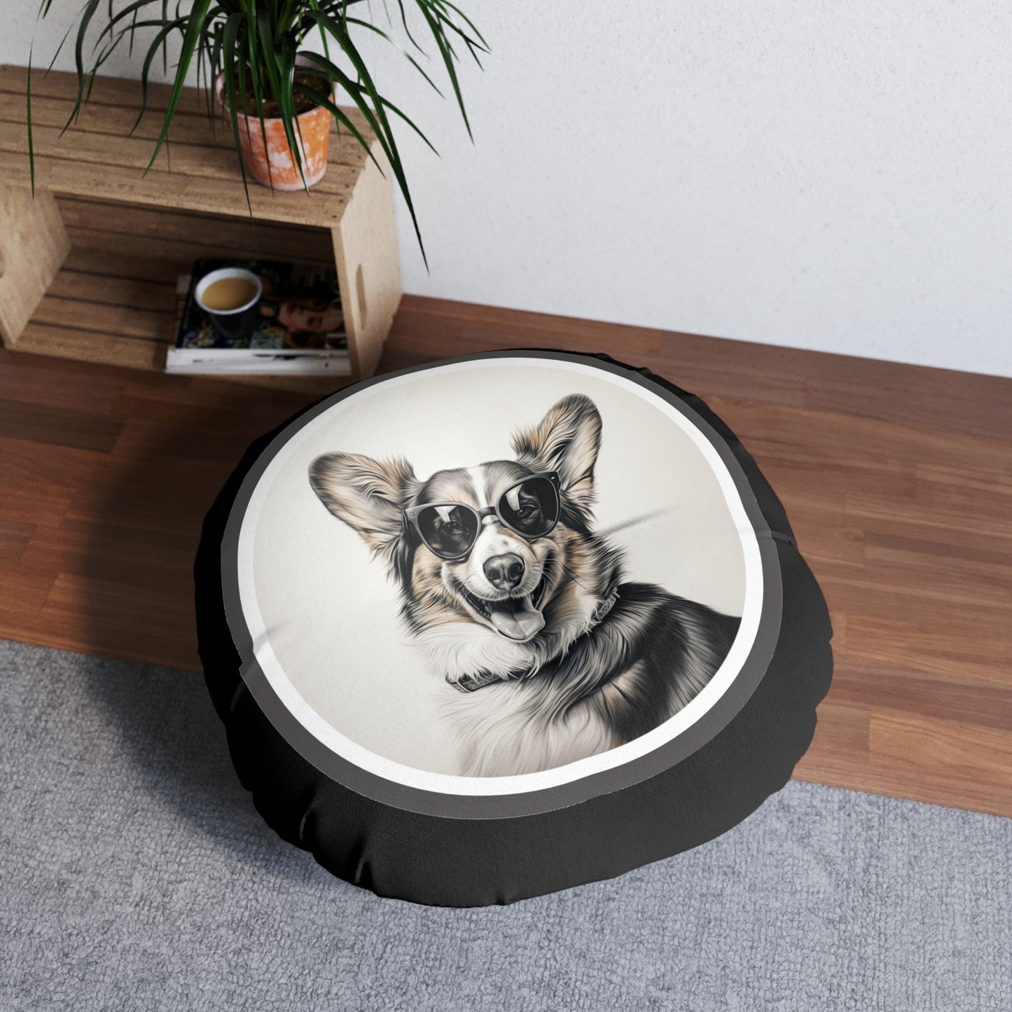 Corgi Cool - Floor Pillow