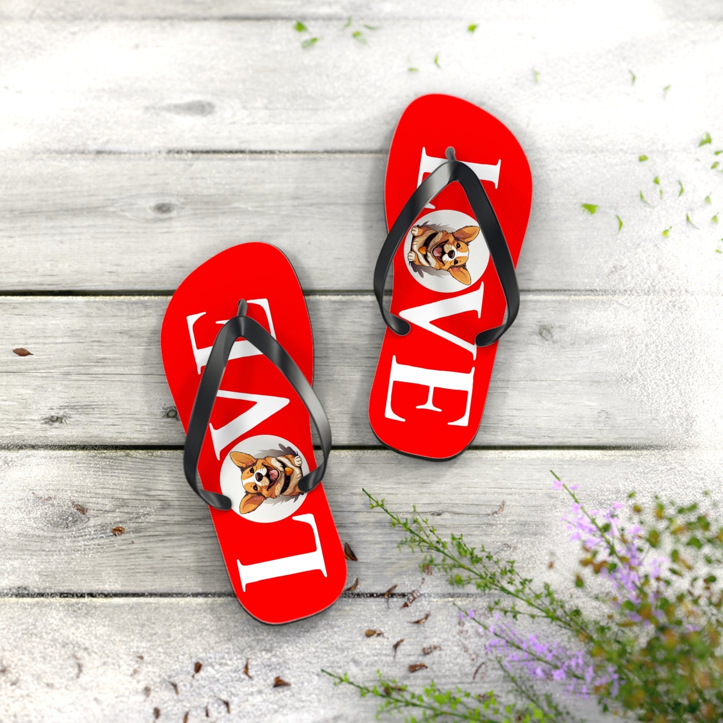 Love More Flip-Flops