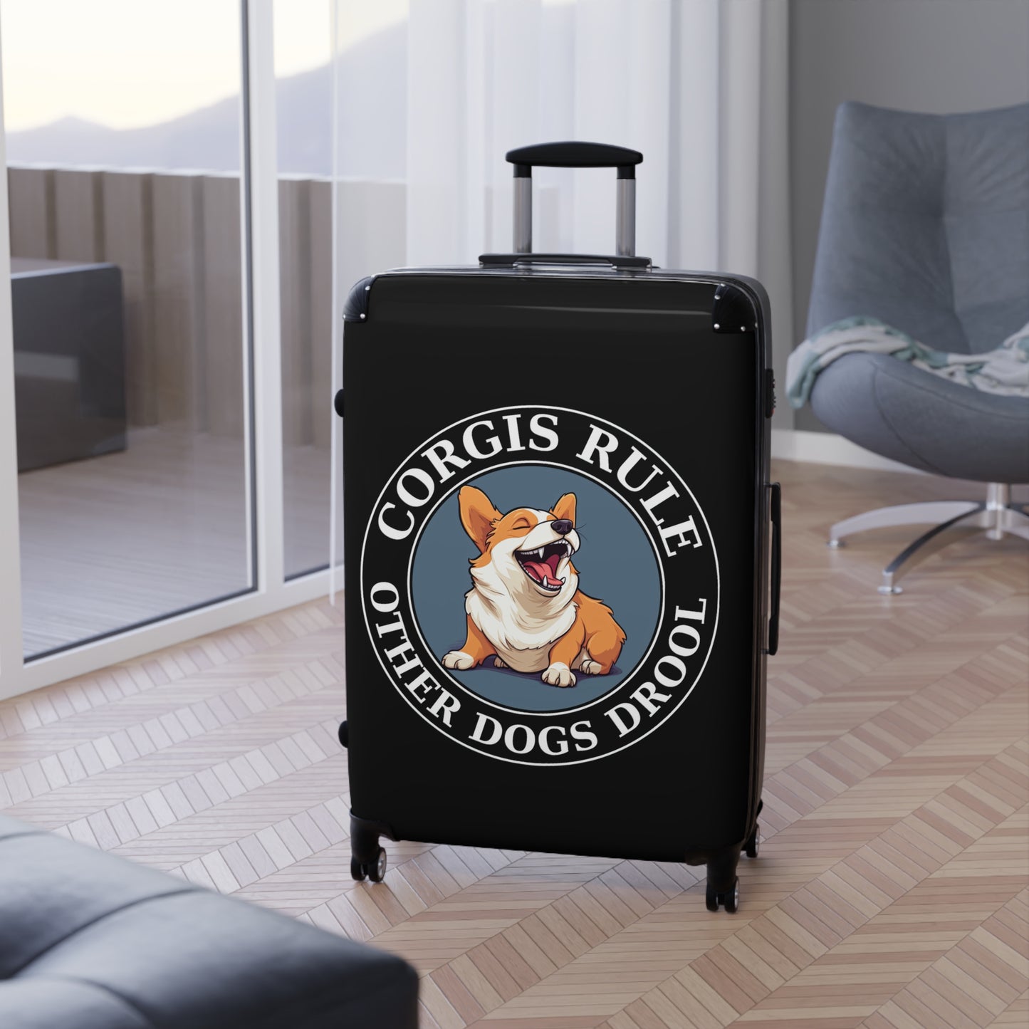Corgis Rule...Other Dogs Drool - Suitcase