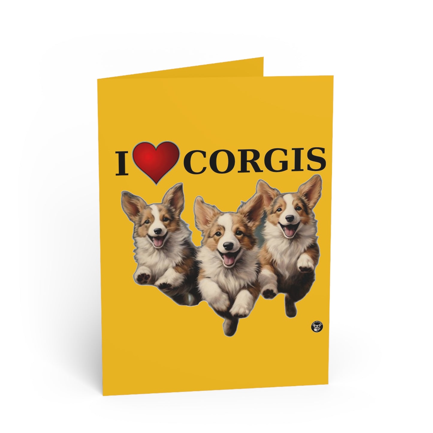 I Heart Corgis - Greeting Card