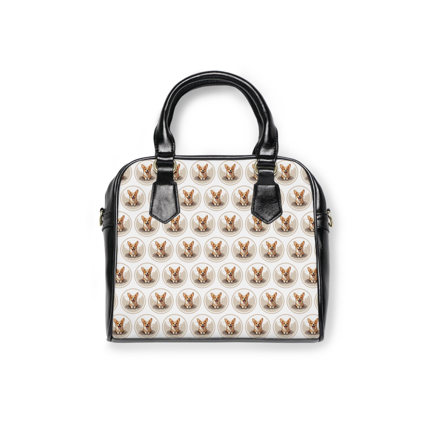 Corgi Cuteness Mosaic - Handbag w/Removable Shoulder Strap