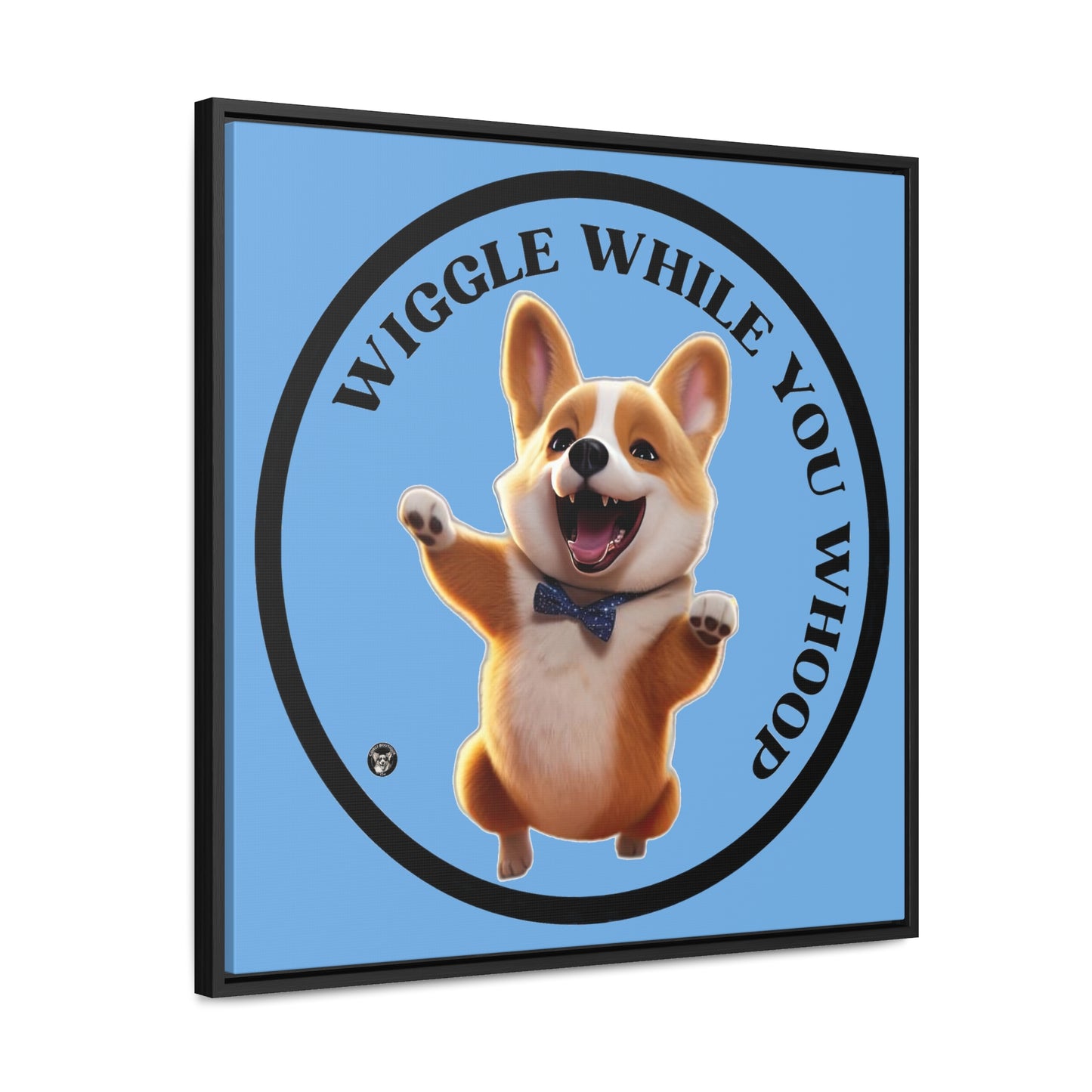 Wiggle While You Whoop - Framed on Canvas