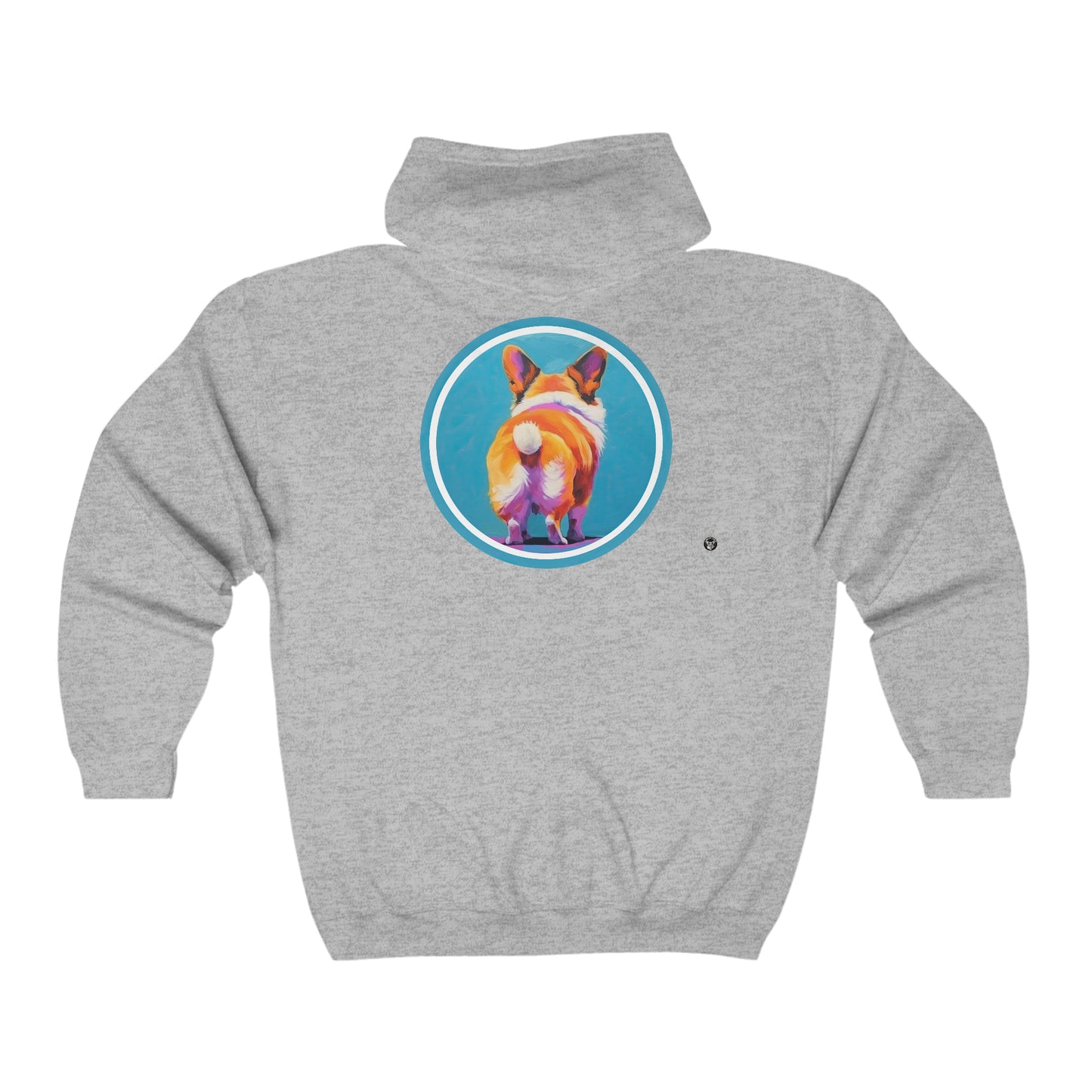 Corgi Butt - Zip Hoodie