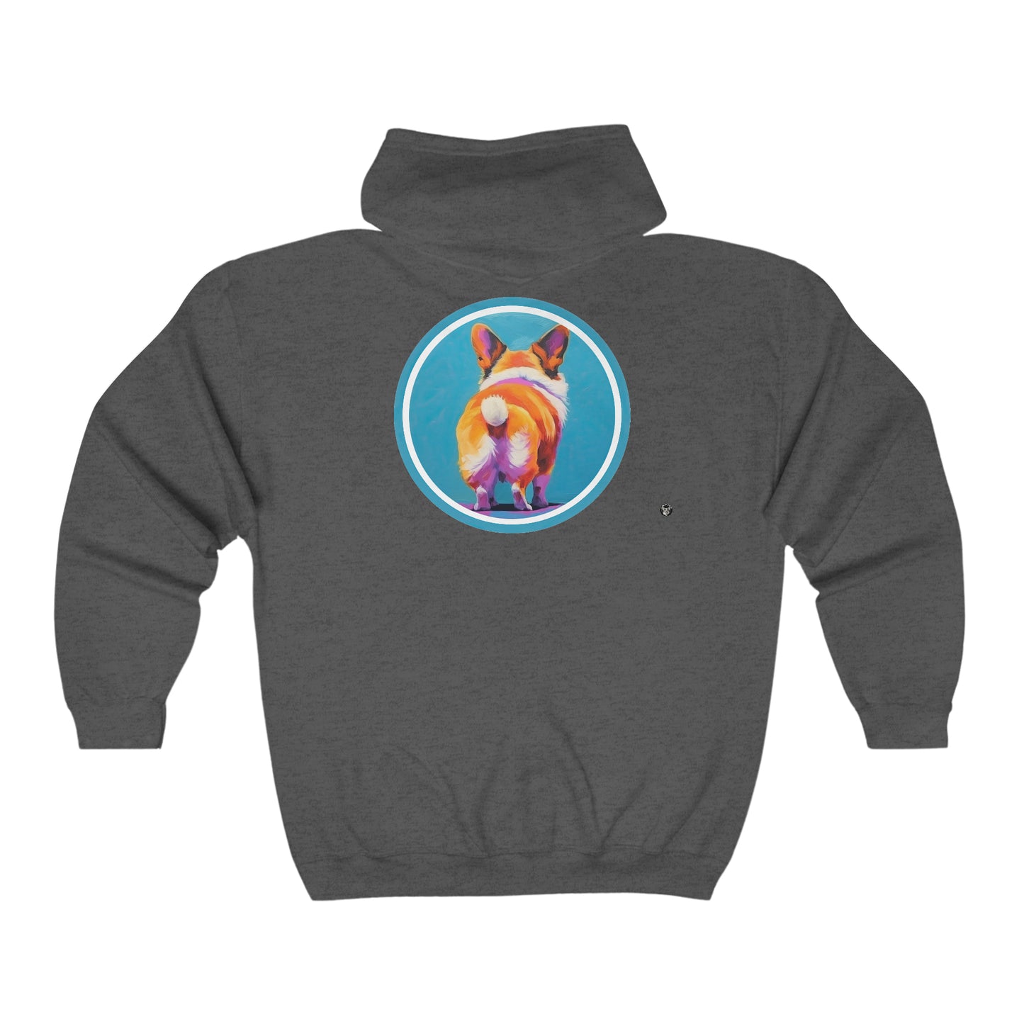 Corgi Butt - Zip Hoodie