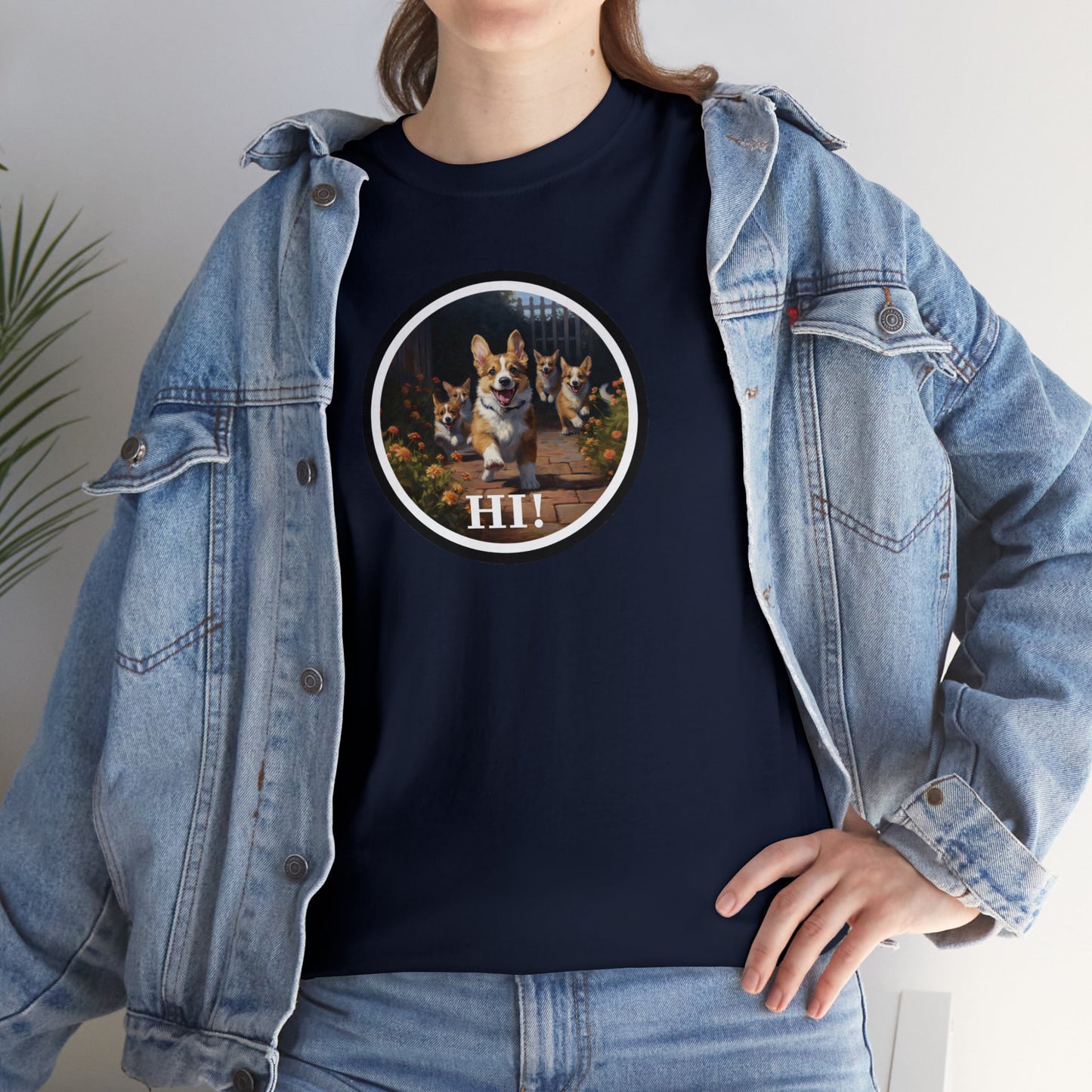 Hi! - Unisex Heavy Cotton Tee