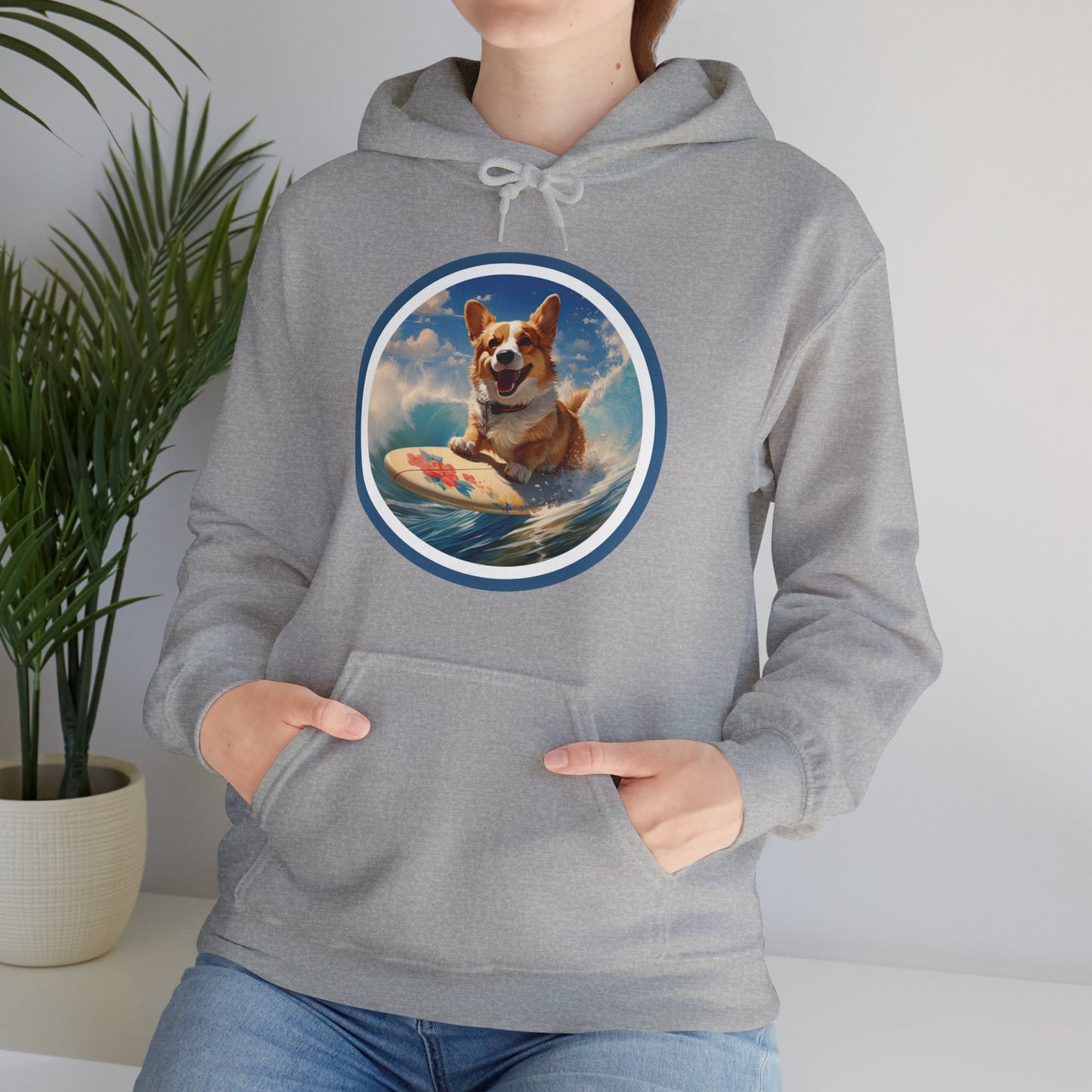 Cowabunga Corgi - Hoodie