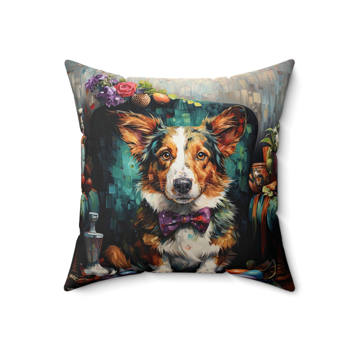Formal Corgi - Throw Pillow
